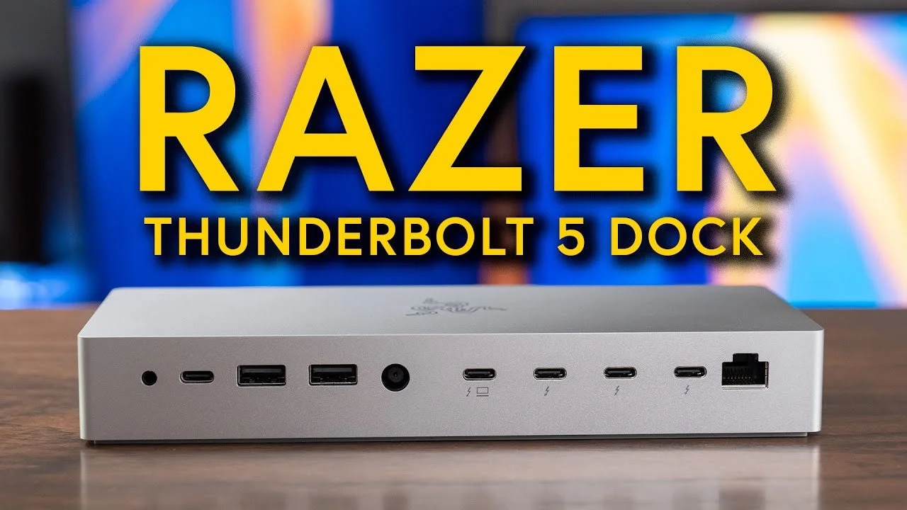 Razer Thunderbolt 5 Dock Mercury Review: A Dock With Built-In SSD Storage
