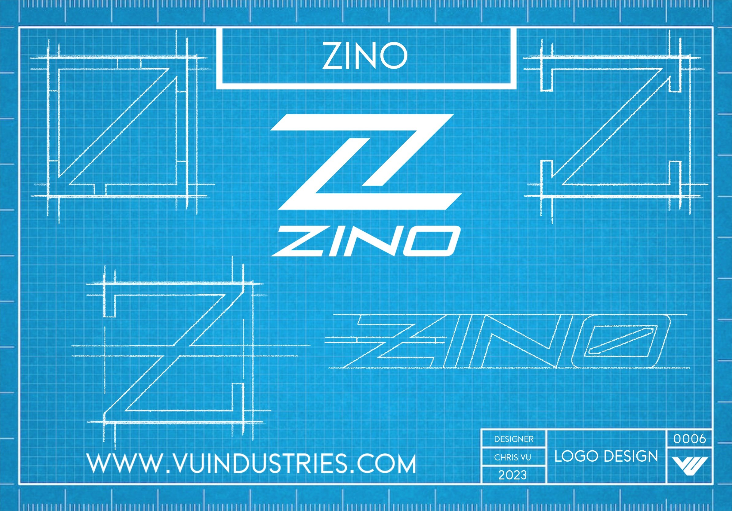 DJ Zino Logo Concept Sketches