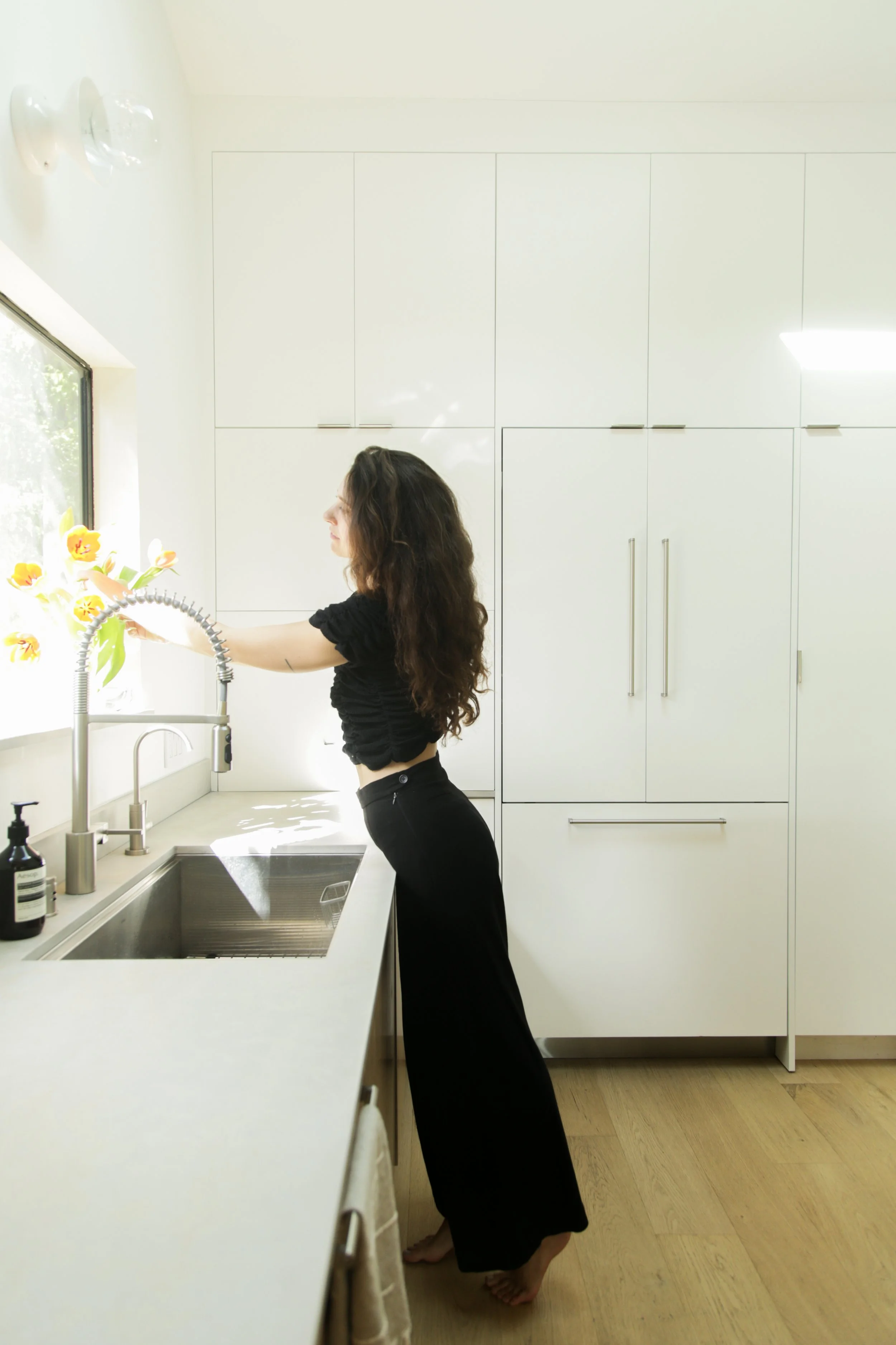 Abi Bock styling an Airbnb property in Los Angeles