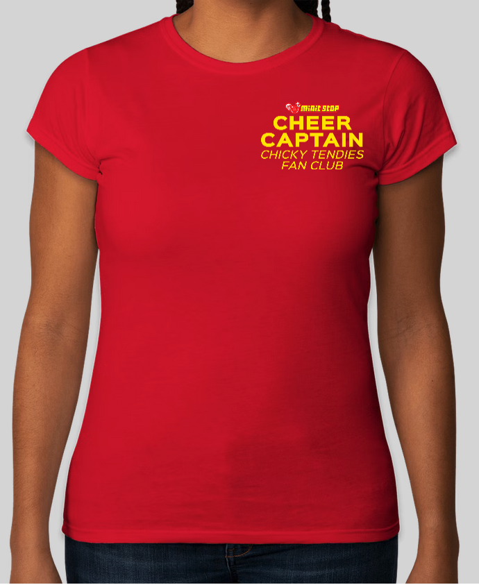 Chicky Tendies Official Fan Club - Cheer Captain T-Shirt