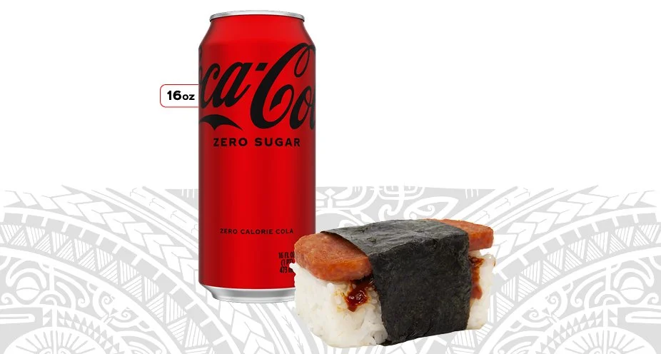 Spam/Teri Spam Musubi + Coca-Cola 16oz
