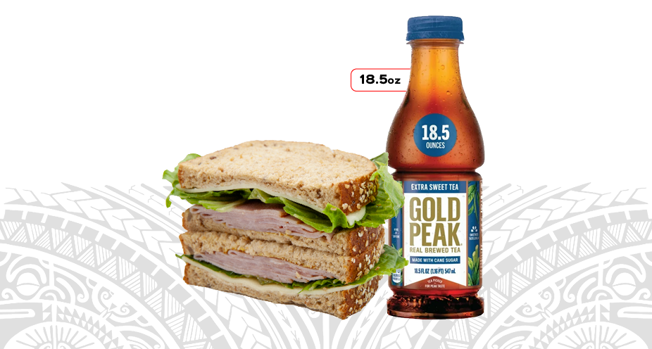 $2 Gold Peak 18.5oz with any Deli Sandwich 