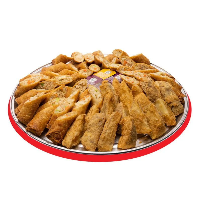 Egg Roll &amp; Wedges Platter, 18”