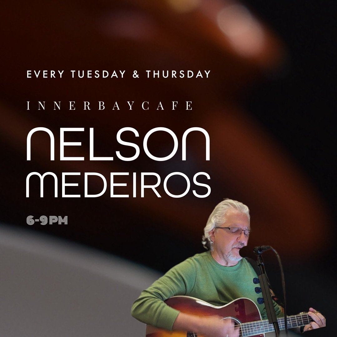 Visit us every Tuesday and Thursday evening for dinner, with music by Nelson Medeiros 🫶🏼❤️🇵🇹 #supportlocalmusic 
.
.
Inner Bay Cafe
1339 Cove Road | New Bedford, MA
508.984.0489