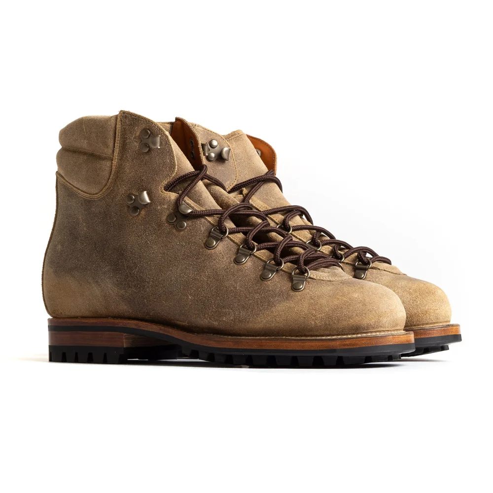 Viberg Pachena Bay Brown Leather Vibram Sole Hiking Boot Size US 10.5 D Viberg Pachena Bay Boot - Malt Alpine Calf - 240 main image 3