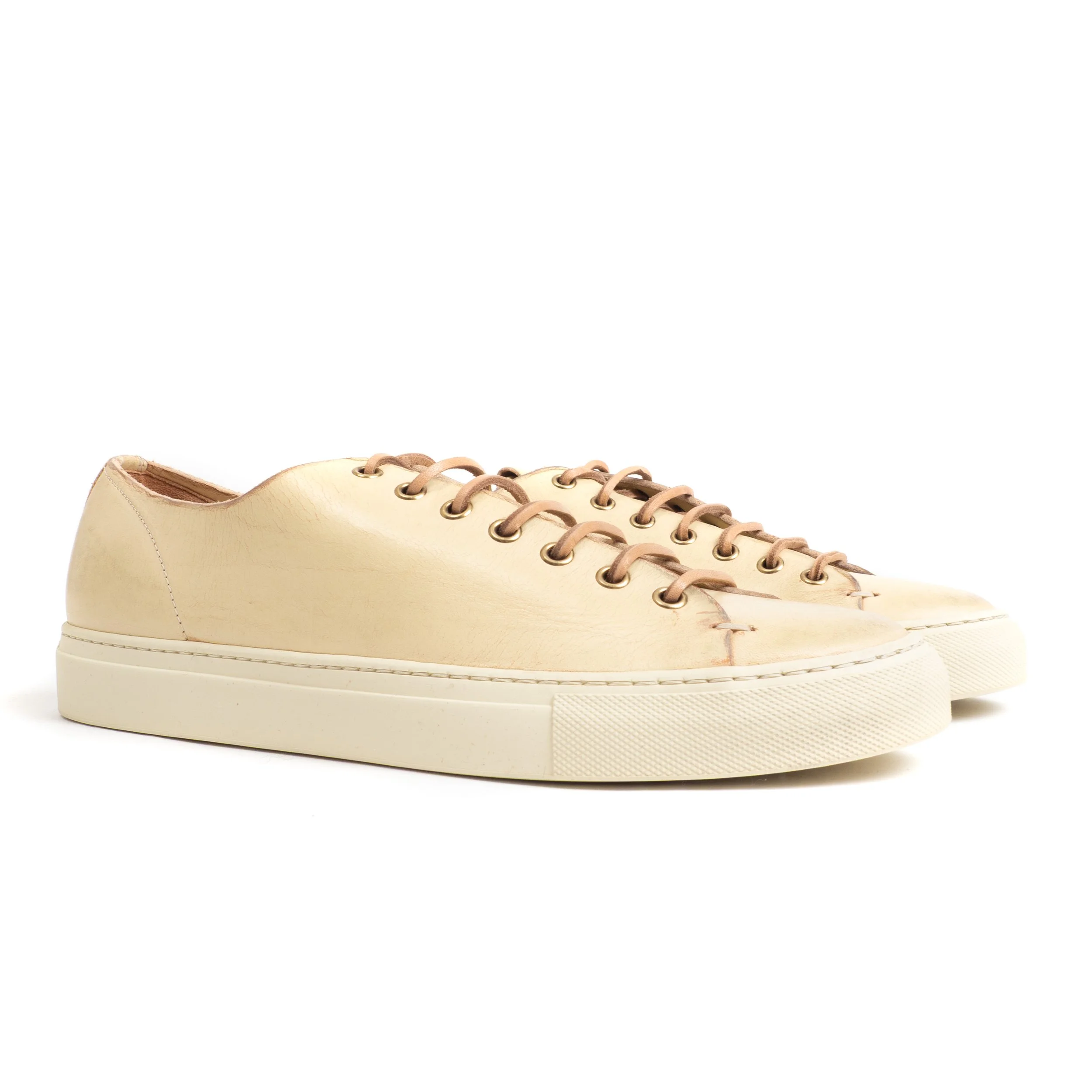Buttero X GERHARD Tanino Unlined Sneaker - Leather - Asportabile Ivory