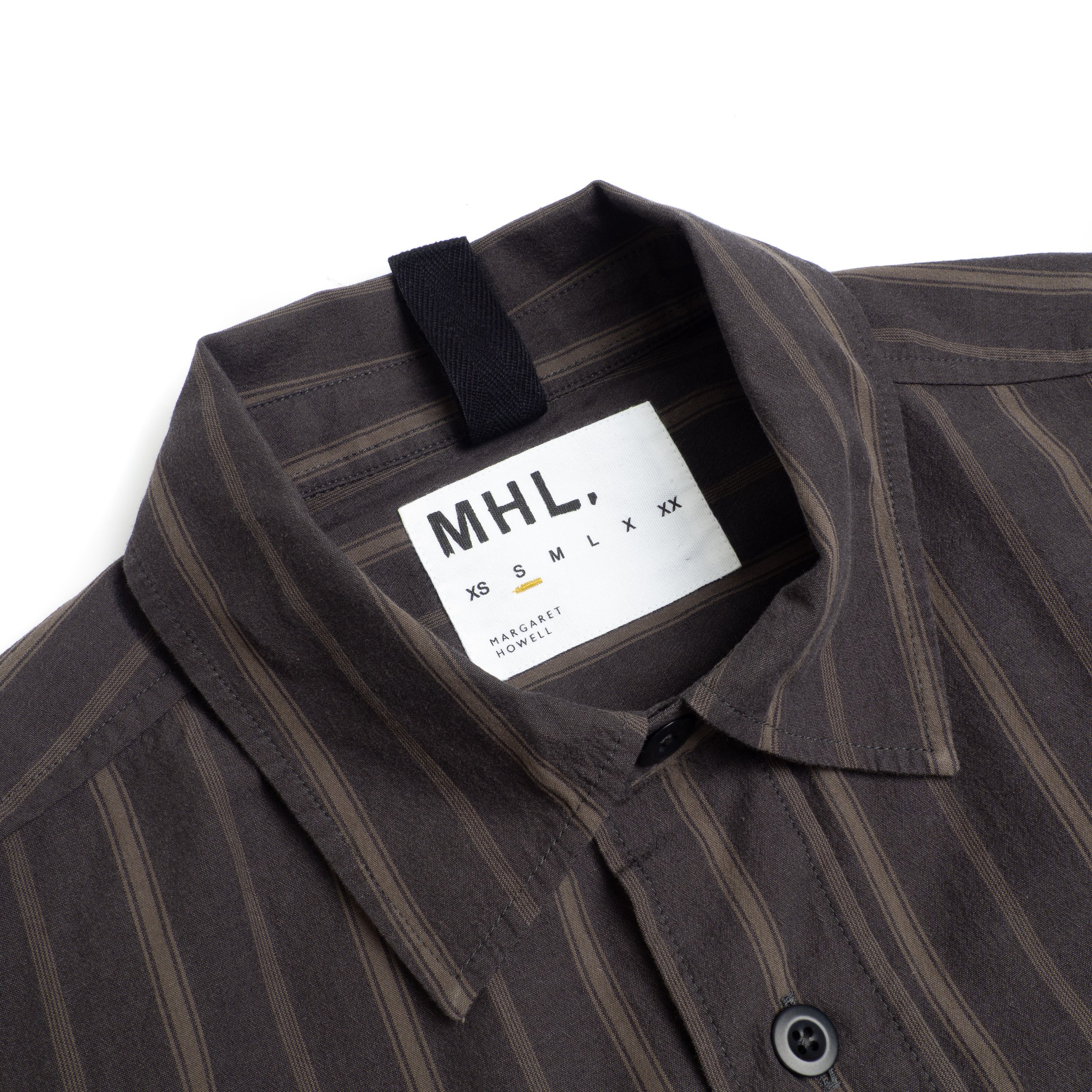 MHL-BasicShirt-Stripe-OffBlack-Khaki-04.jpg