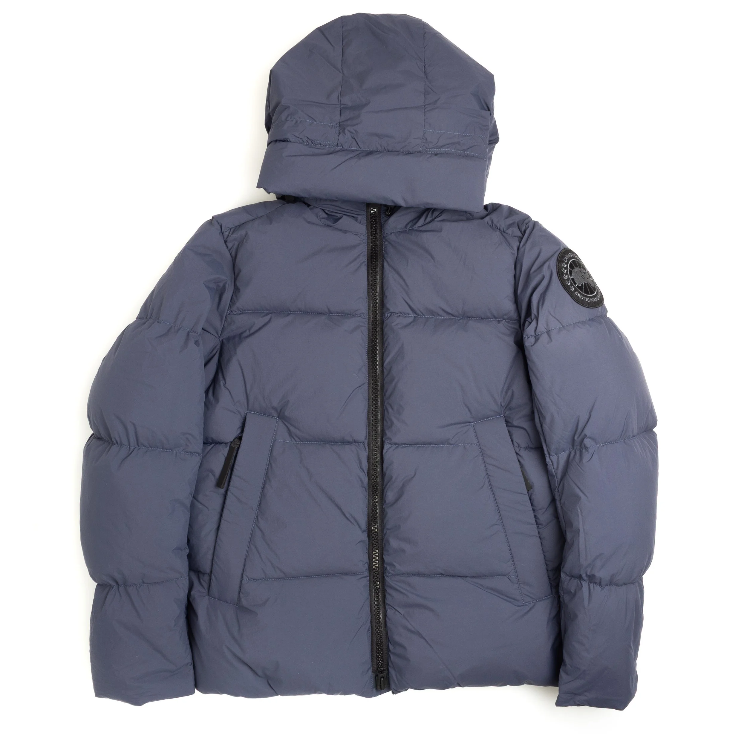 Canada Goose Crofton Puffer Matte Black Disc - Dusk Blue