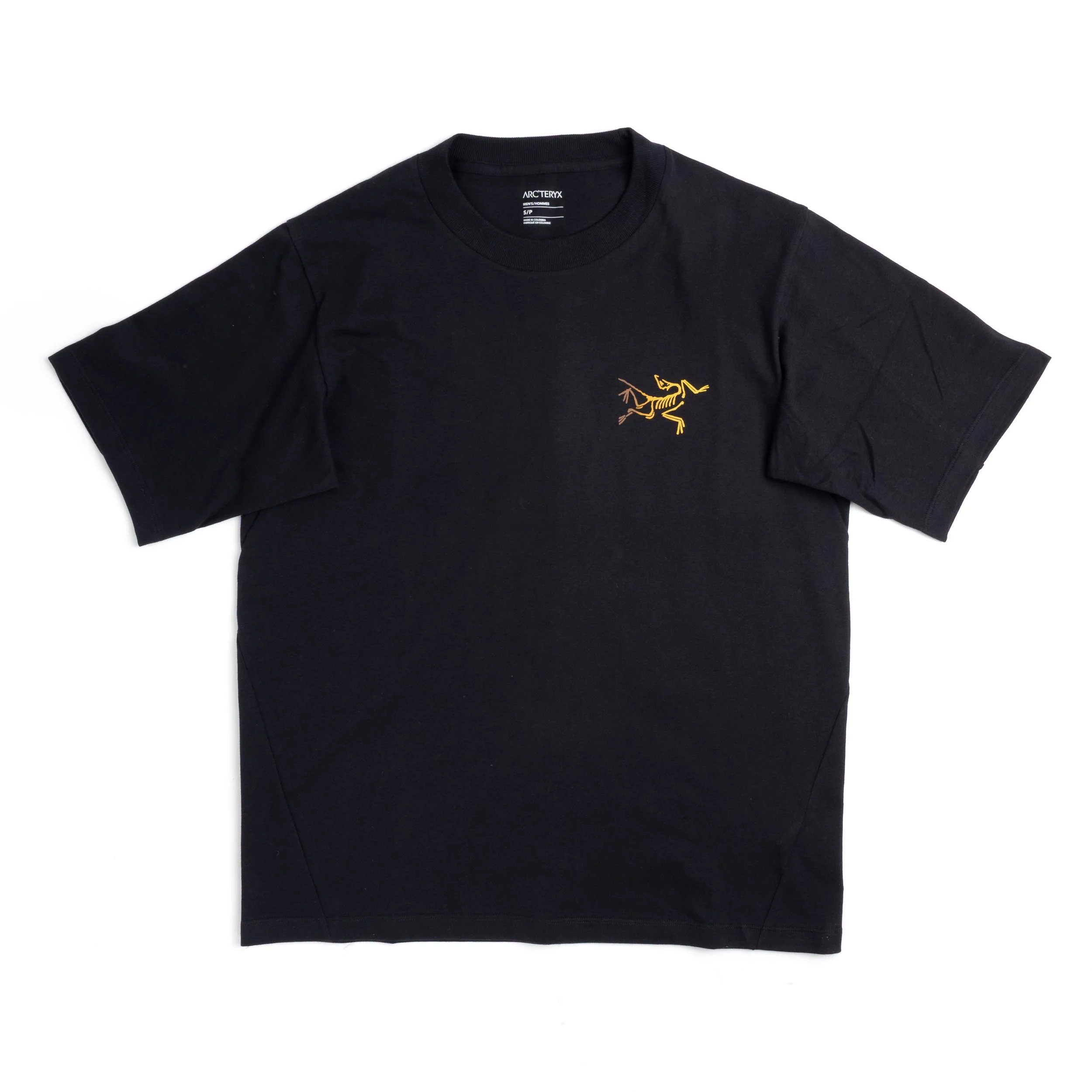Arc'teryx Kragg Logo Cotton S/S Shirt - 24K Black
