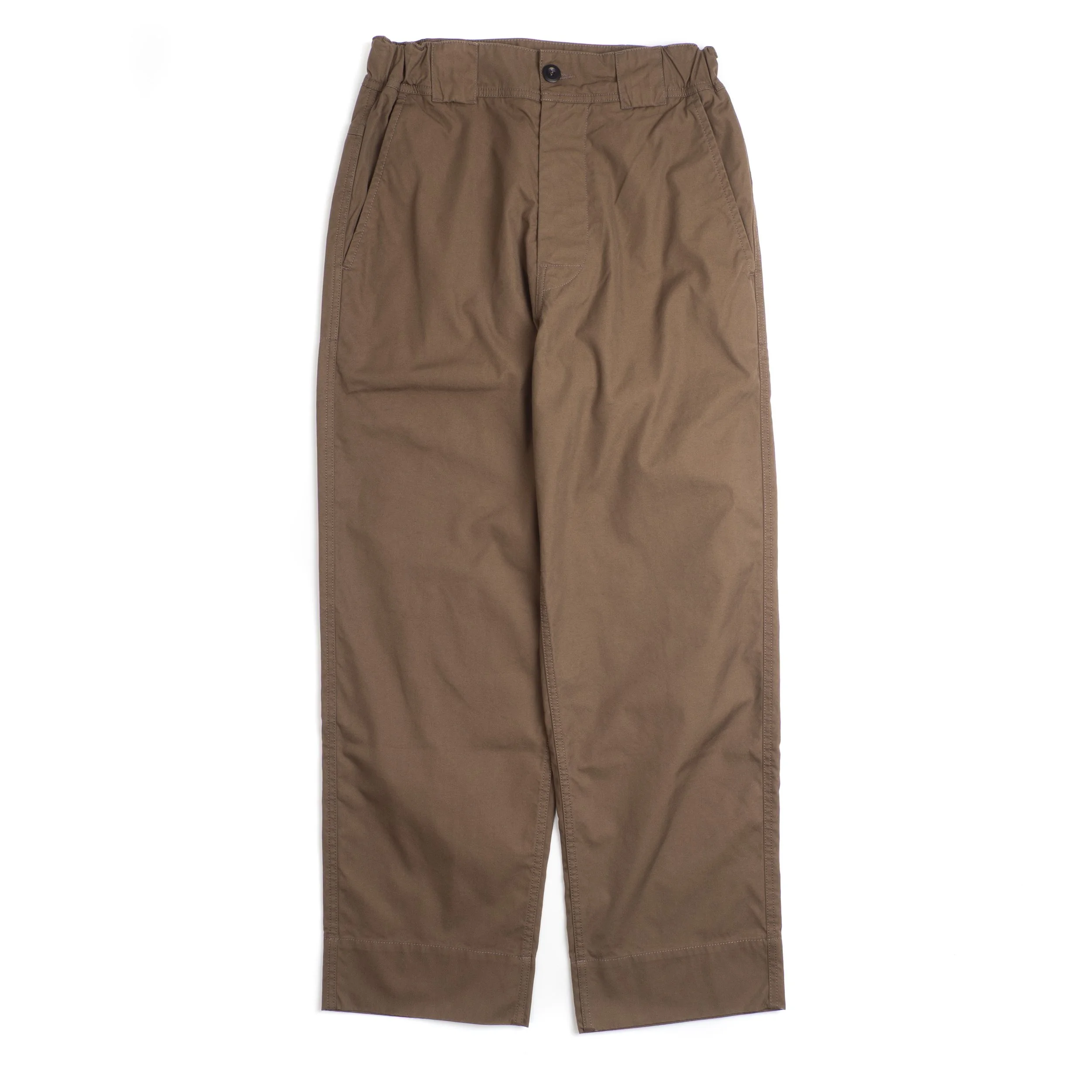 Margaret Howell MHL Sports Trousers - Cotton Blend Cordura - Khaki