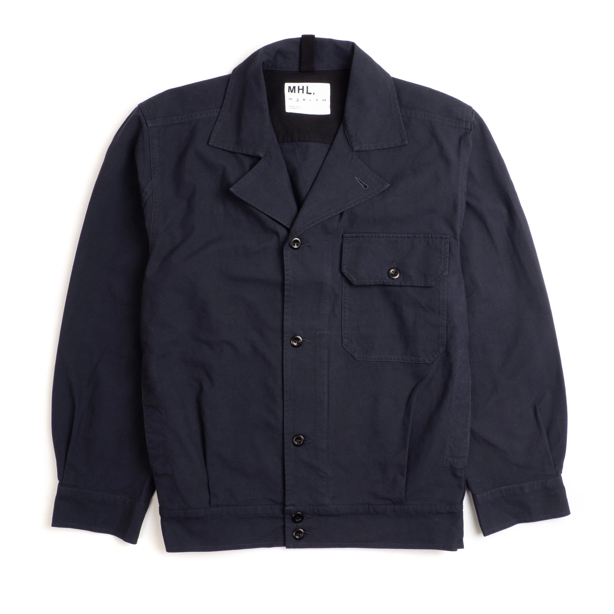 Margaret Howell MHL Utility Jacket - Washed Cotton Ripstop - Ink