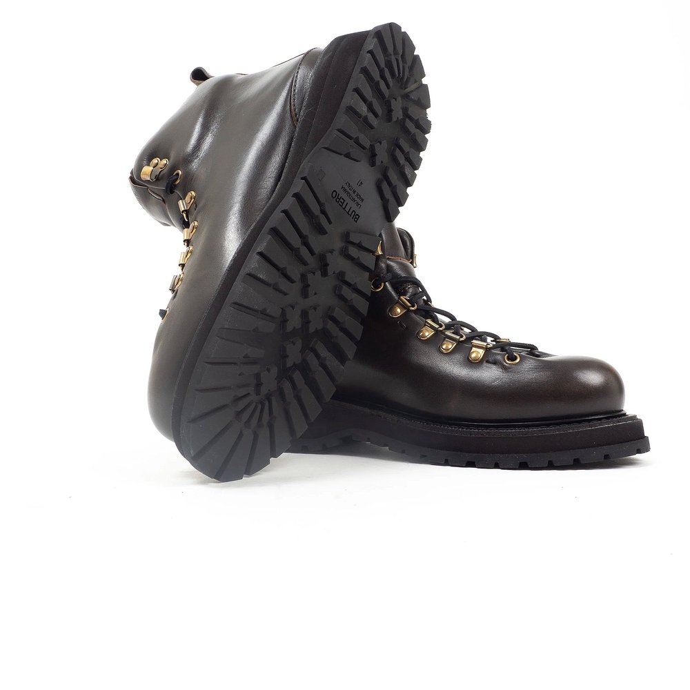 Italian made Buttero Men Boots Buttero Mens T.Bone High Laced Ankle Boots Hand Crafted In  main image 4