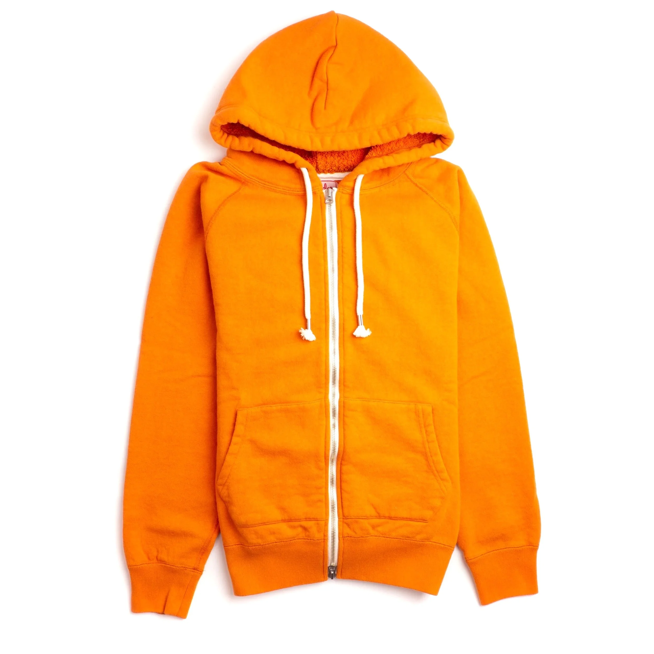 Wonder Looper 46GSM Zip Hoodie - Super Looper French Terry - Orange