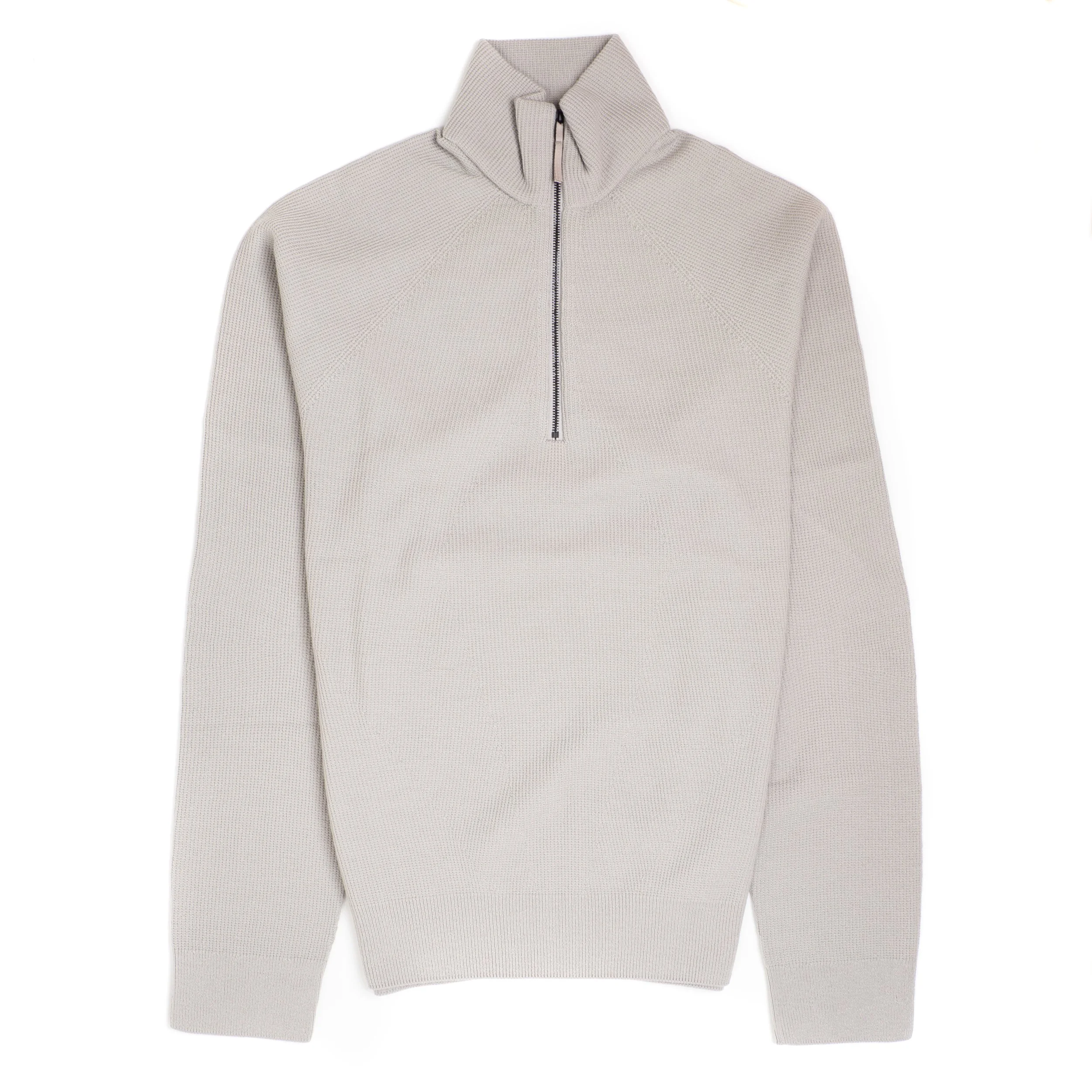 VEILANCE Conic Wool Half Zip - Wool Nylon Blend - Silk Stone