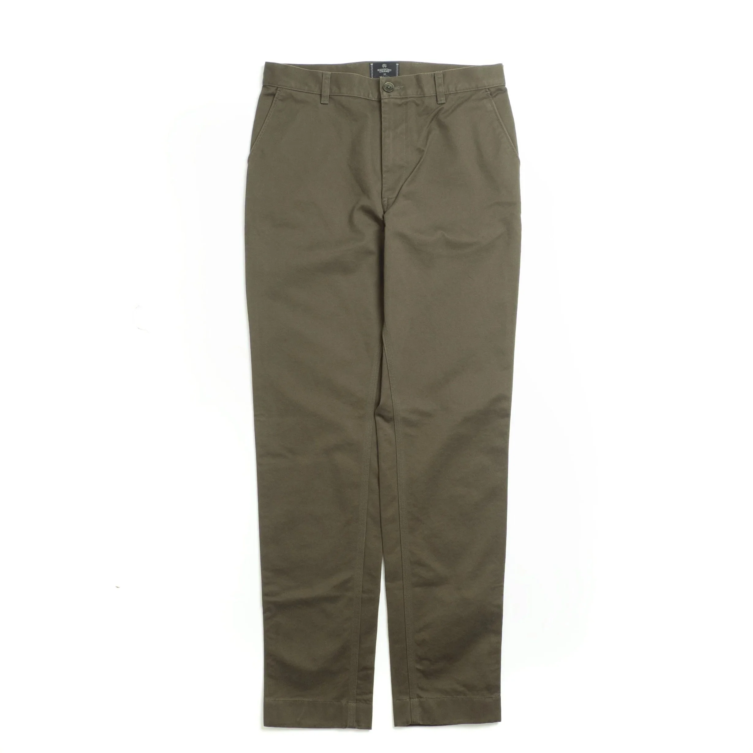 Reigning Champ Woven Cotton Slim Fit Chino  - Olive