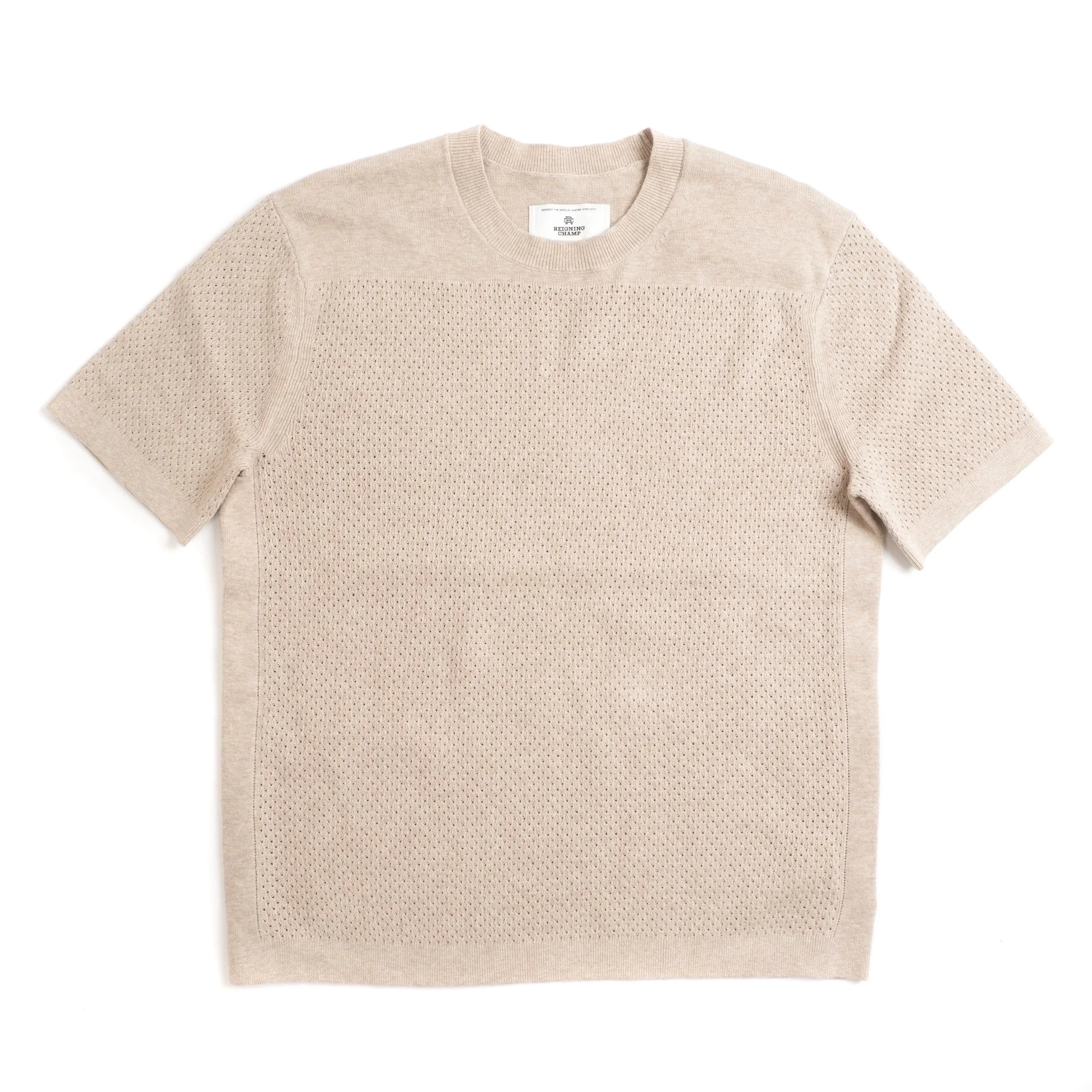 Reigning Champ Yard Shirt - Cotton Linen - Heather Oatmeal