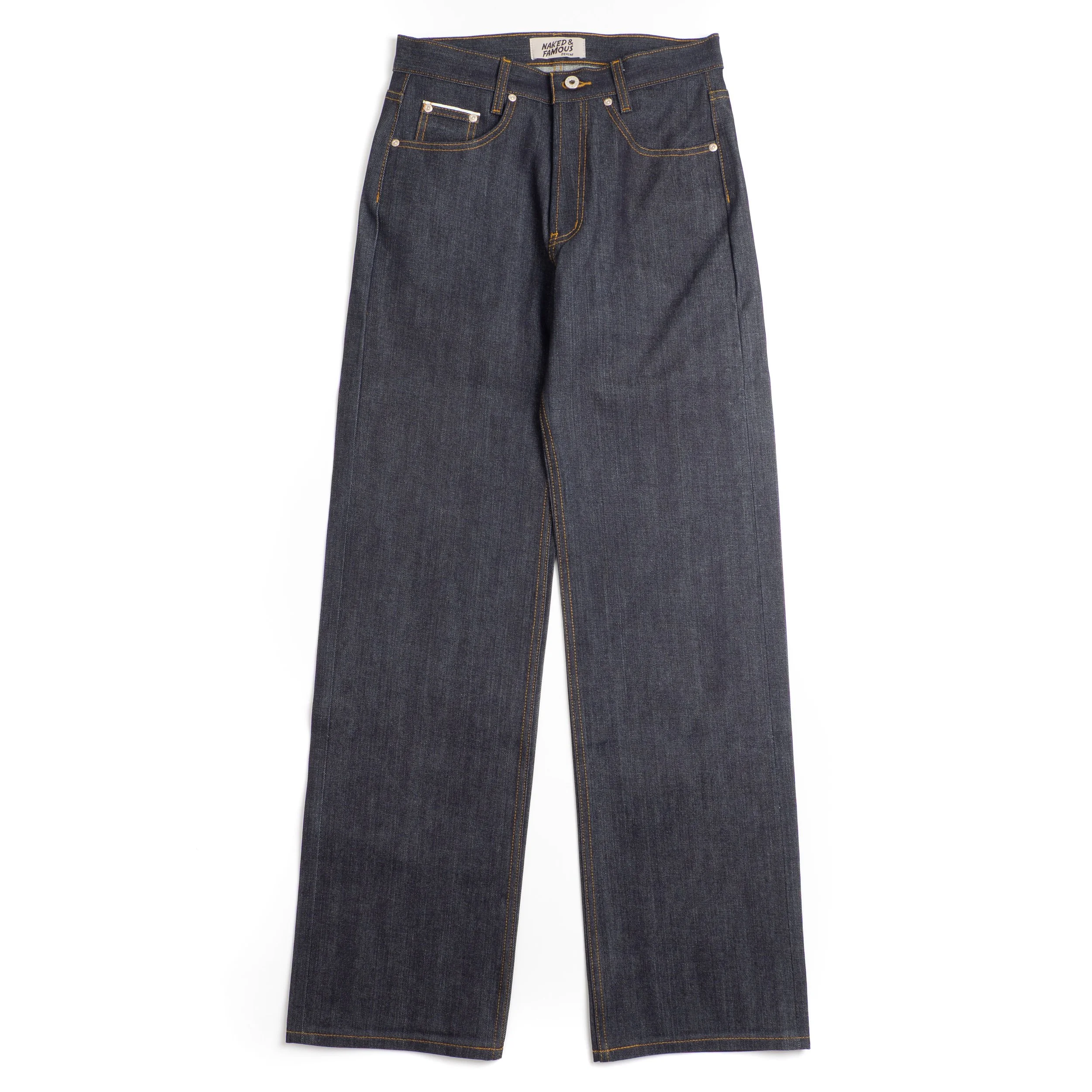 Naked & Famous Strong Guy - Left Hand Twill - Indigo