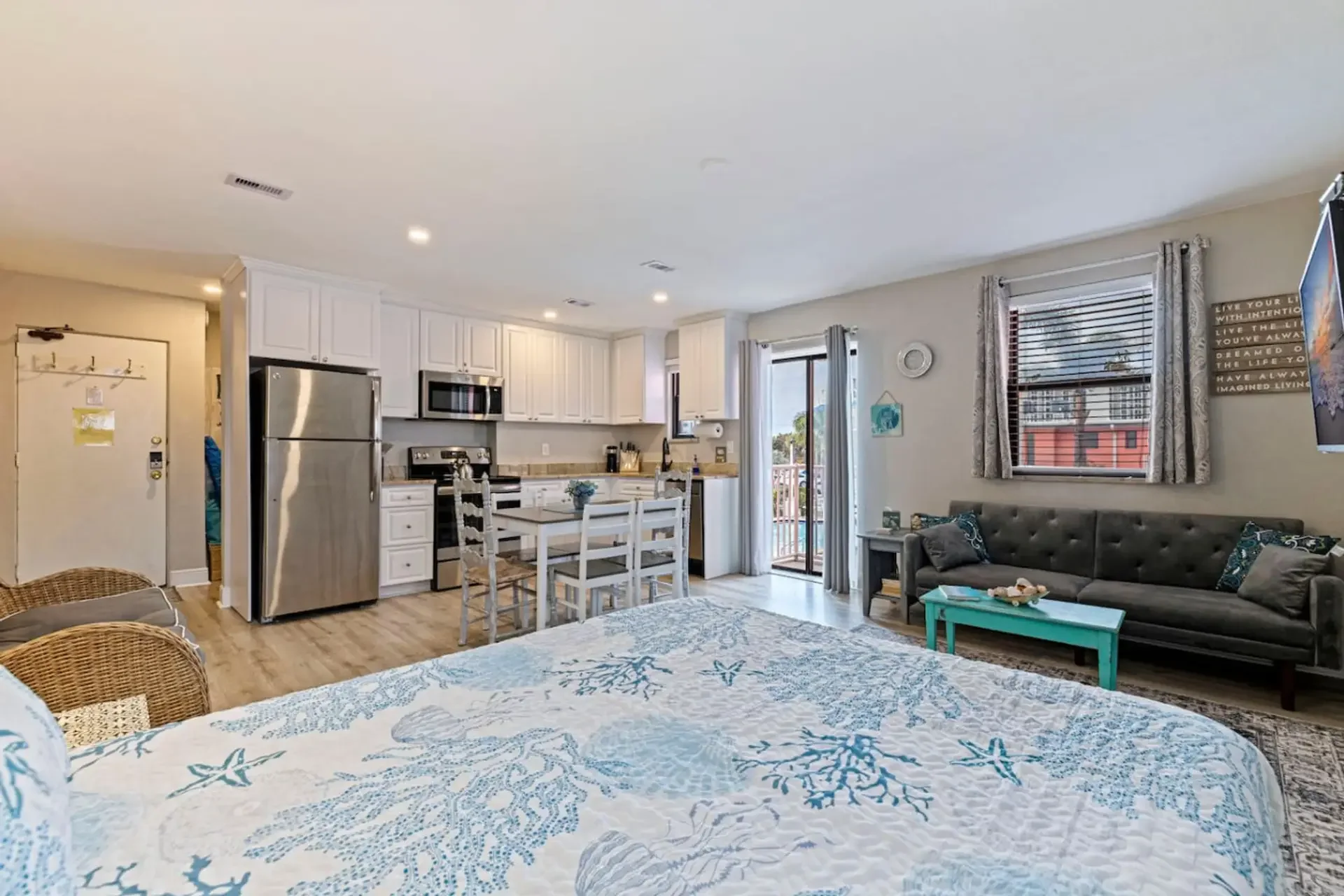 Gulf and Pool View - Upham Beach Studio Condo