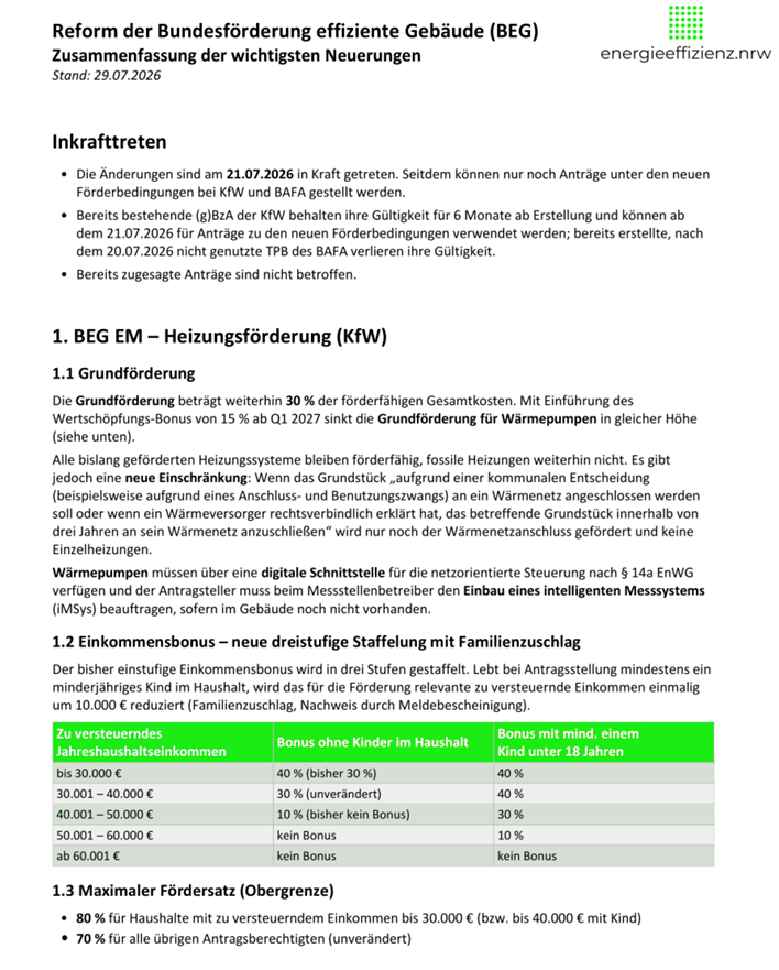 Förderungen