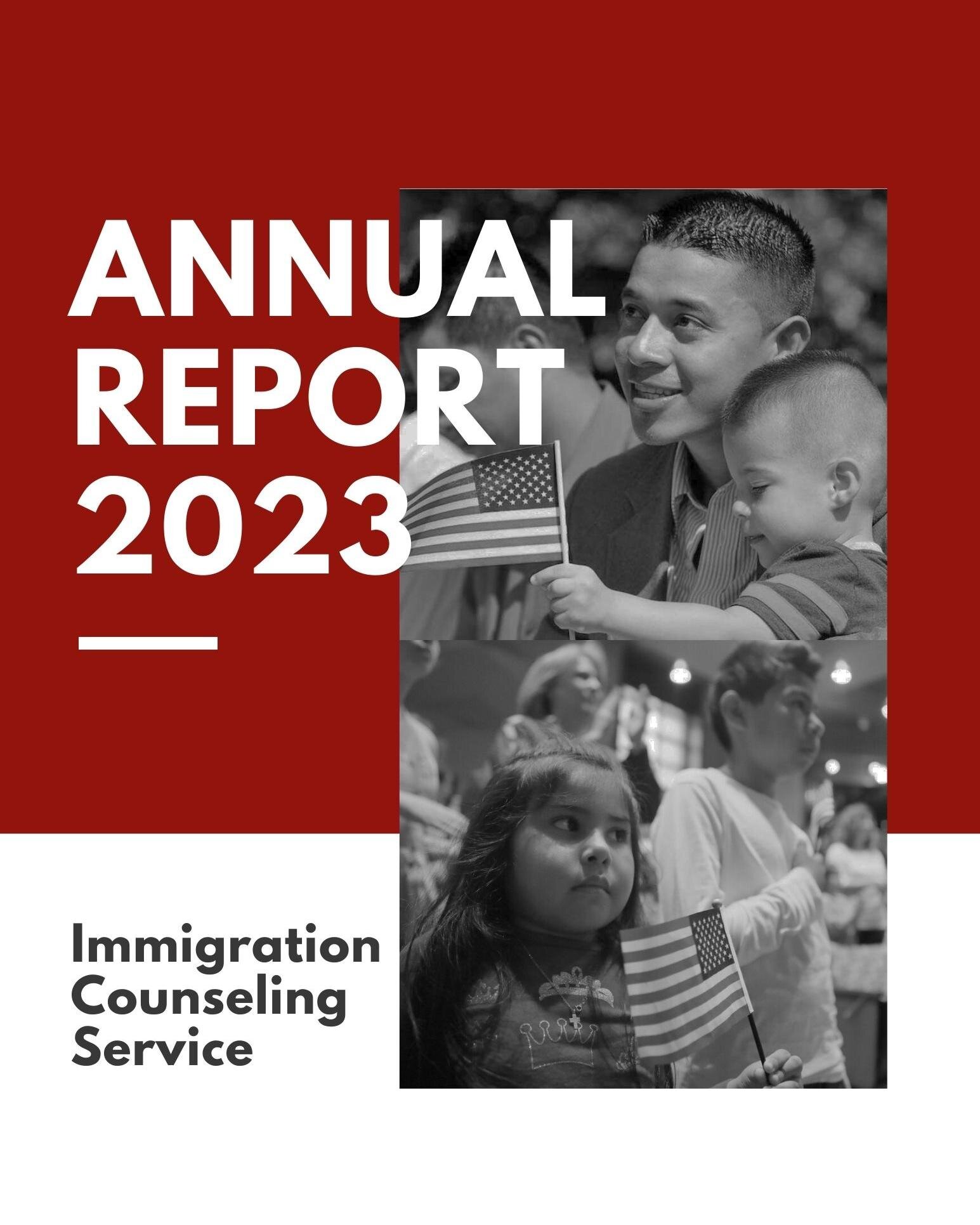 Our 2023 Annual Report is here! Thank you for all of your support that makes our work possible. https://static1.squarespace.com/static/6542bd49998dfb71120cd349/t/65fb19a57346be2fe5738374/1710954944249/2023+-+ICS+Annual+Report.pdf