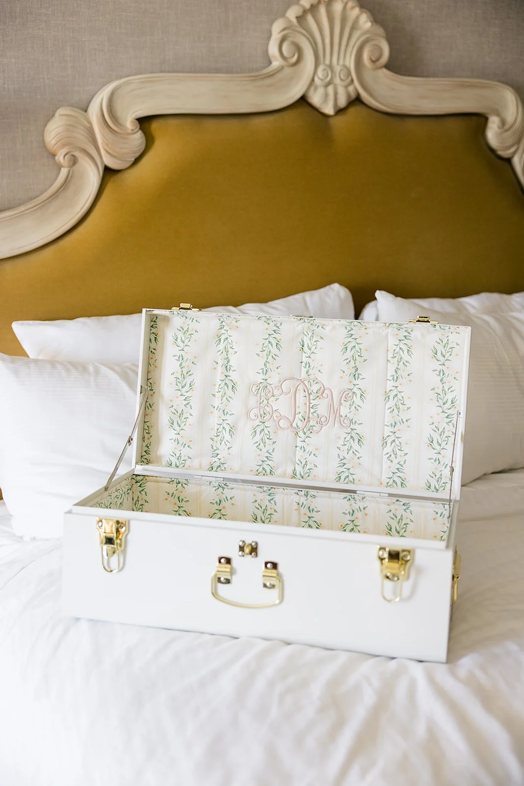 Petite Keep trunks are perfect for all the wedding keepsakes