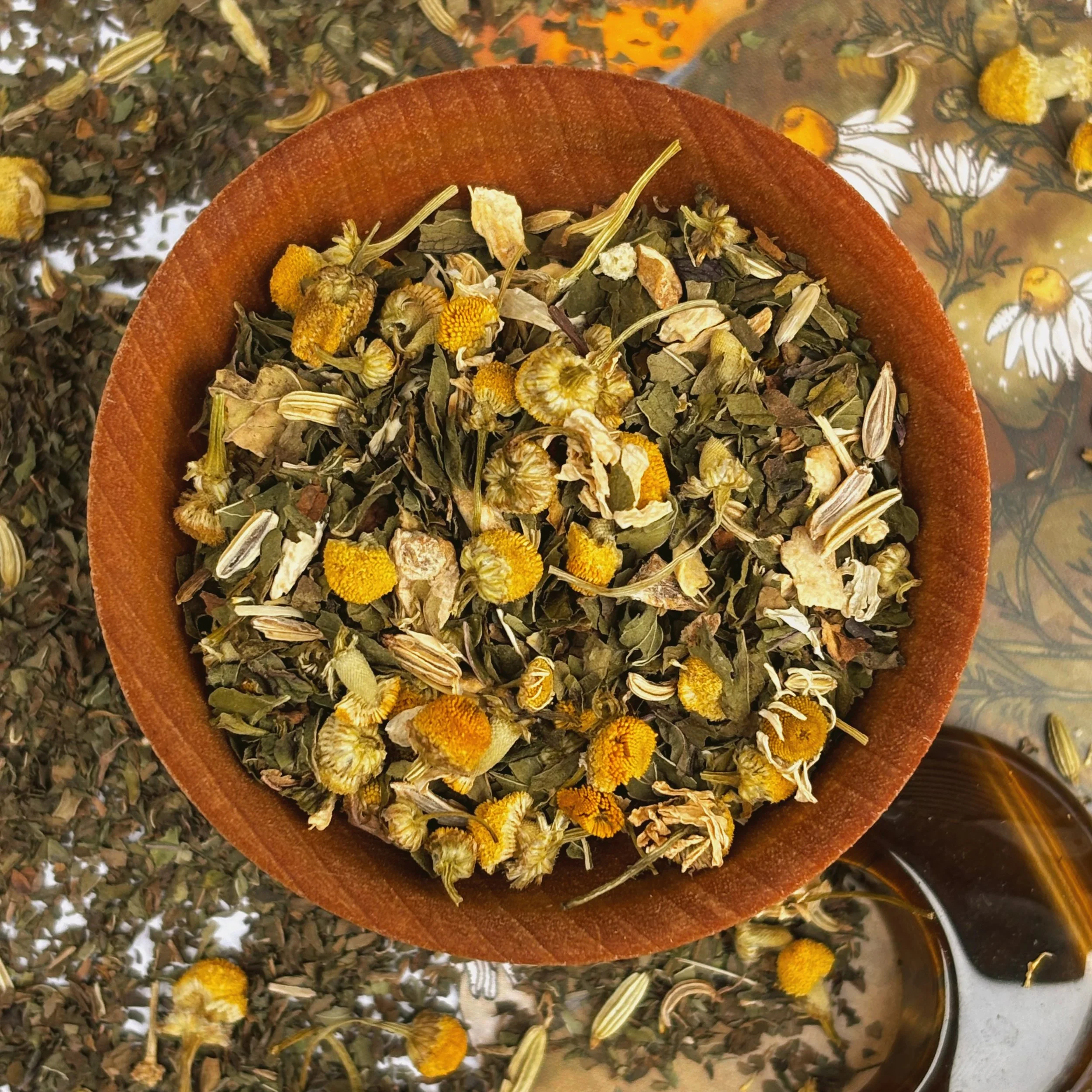 Soothe | organic loose leaf herbal tea blend | digestive