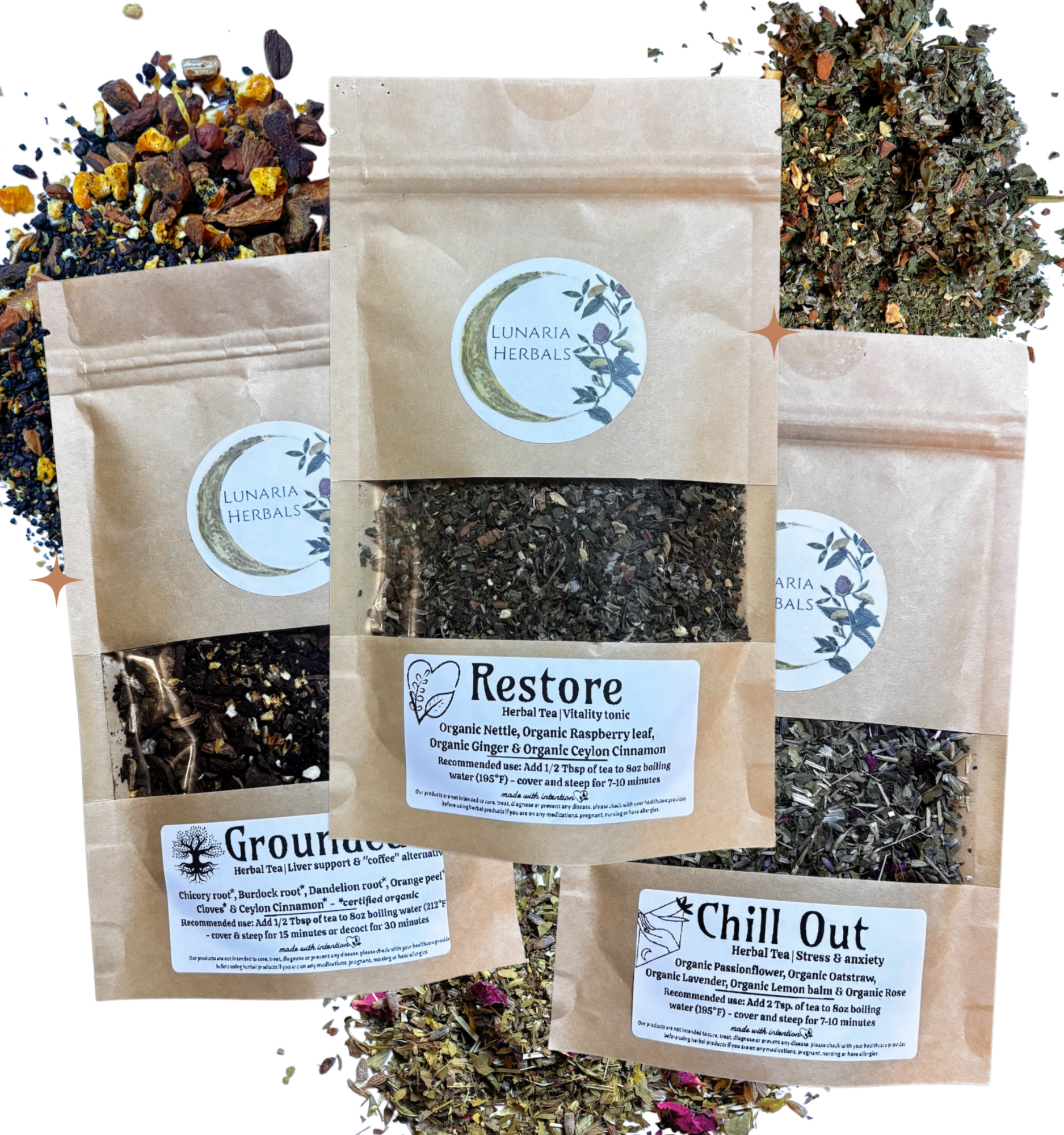 A caffeine-free herbal ritual for natural energy, burnout recovery, and better sleep. Support your rhythm morning, afternoon, and night.