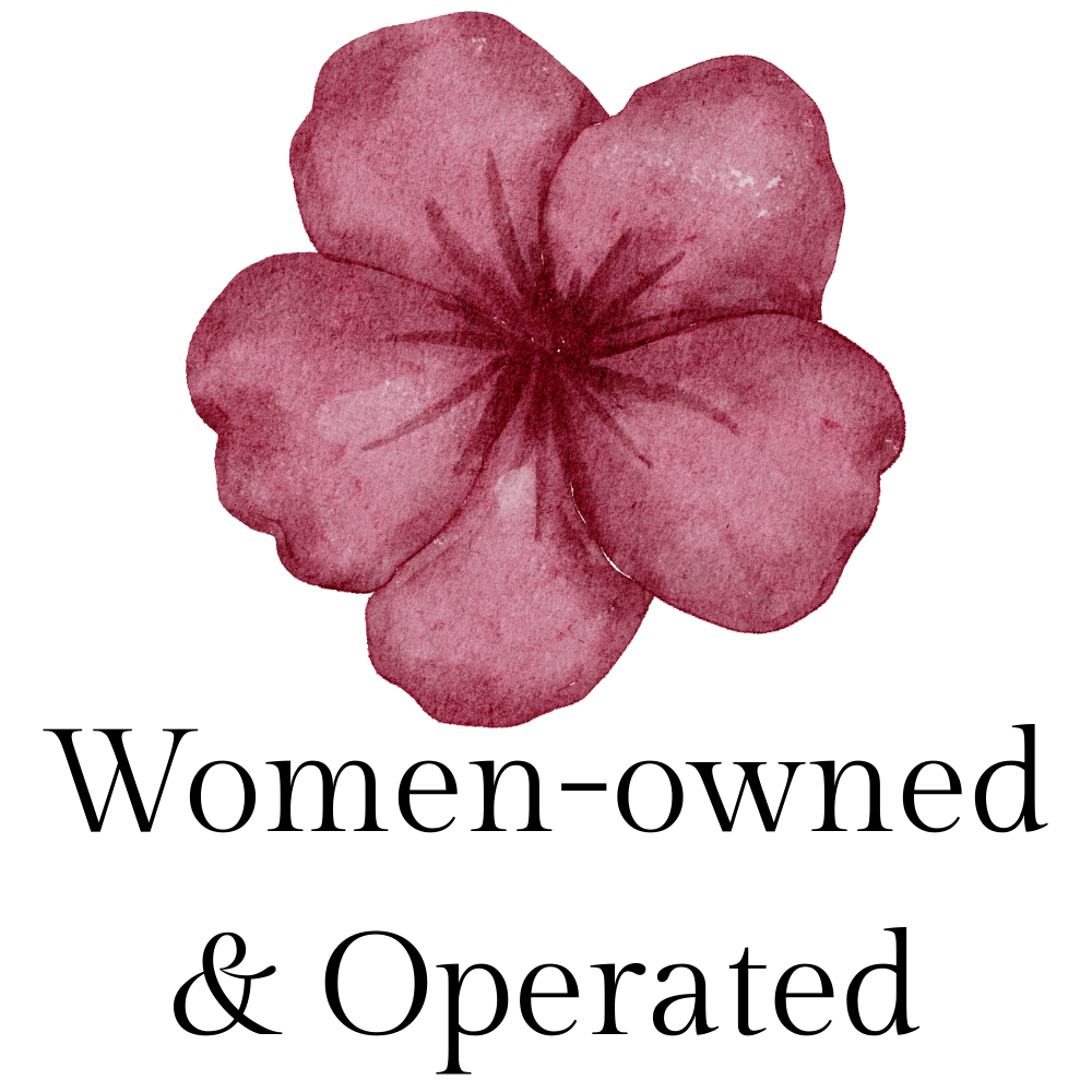 A icon describing women-owned and operated business.