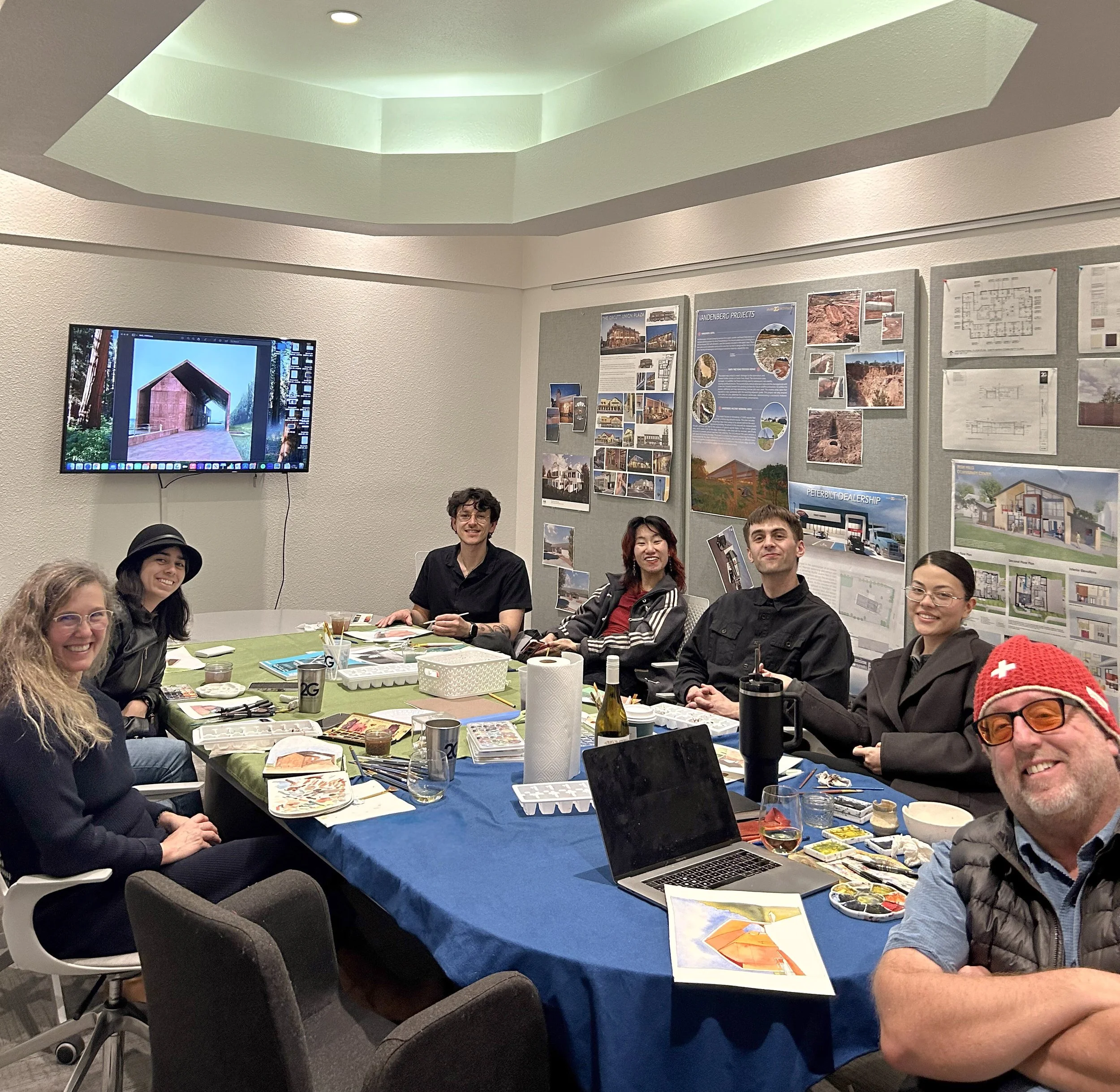 Annual Watercoloring Workshop with Tom! 