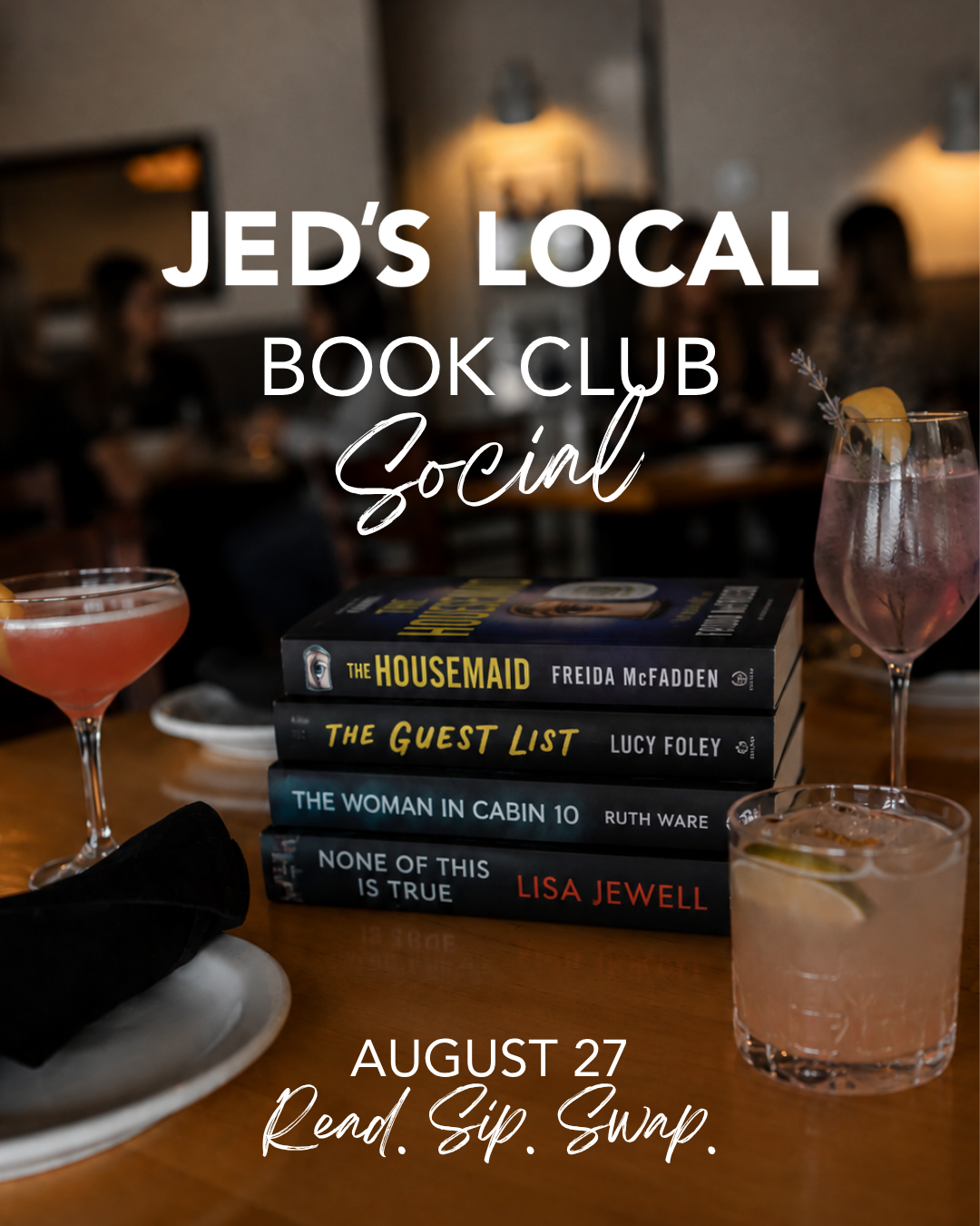 JED's Book Swap Social | August 27