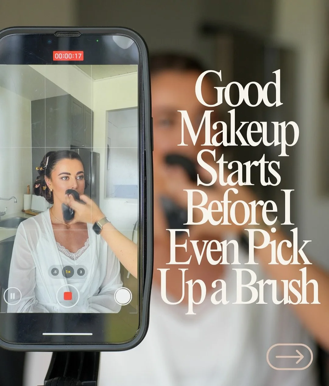 The secret to flawless, skin-like makeup?
It starts before I ever pick up a brush.

Healthy, hydrated skin creates the perfect base - and that&rsquo;s when the magic happens. Consistency is everything: gentle cleansing, daily moisturising, SPF, hydra