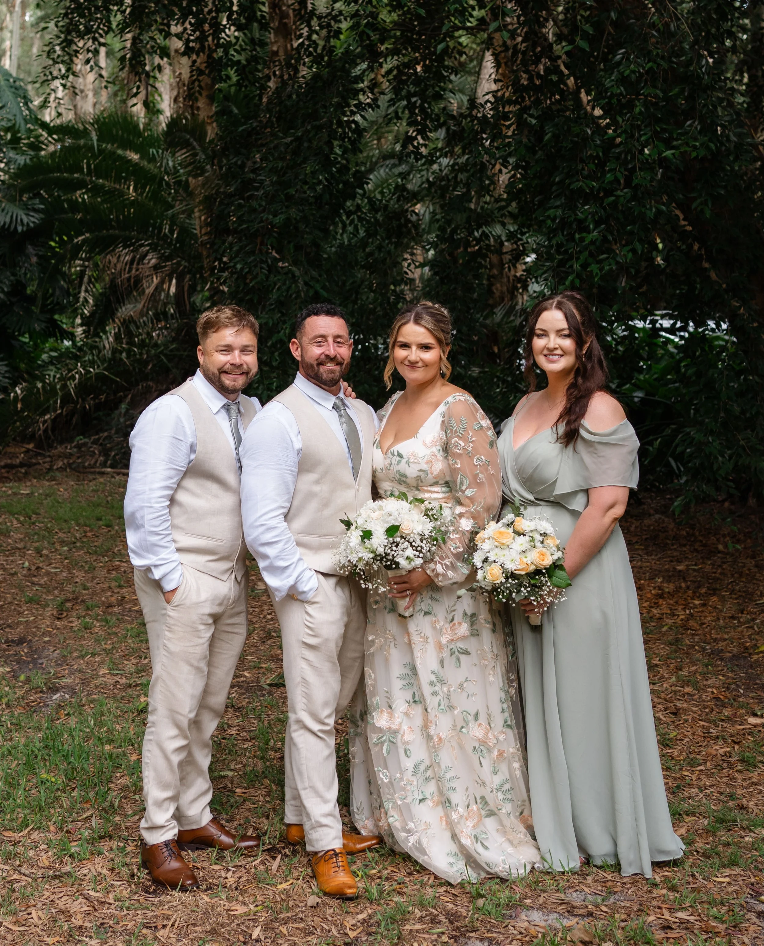 Bridal beauty, Kaylyn, on her wedding day to Daniel. A soft, romantic look to complement the most gorgeous floral bridal gown 🥰. Congratulations Mr &amp; Mrs Harlin - it was an honour to be part of your day! ✨🍾

#portstephensweddings #newcastlemake