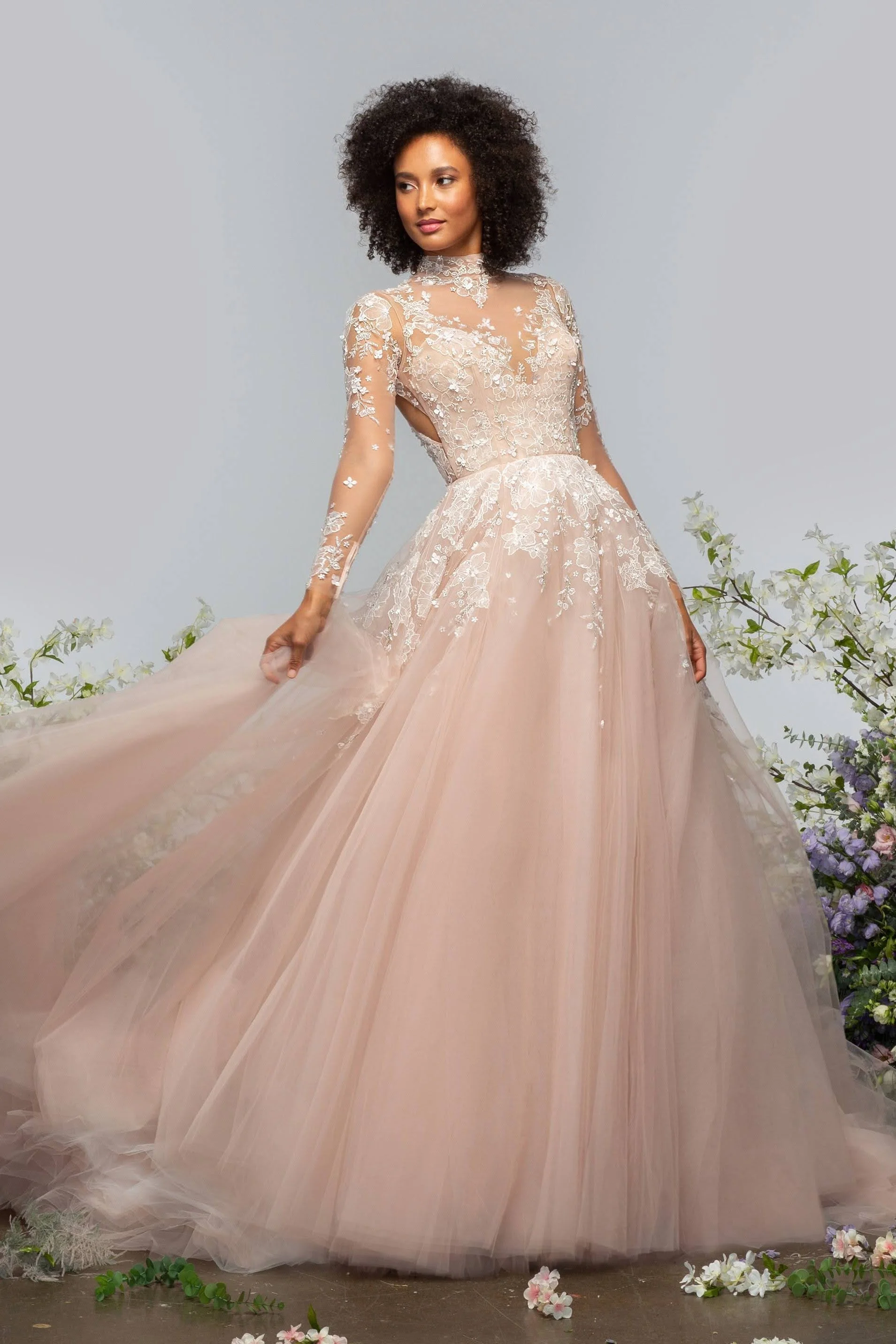 Gown Blush By Hayley Paige Praise Shop Hayley Paige Plus Size