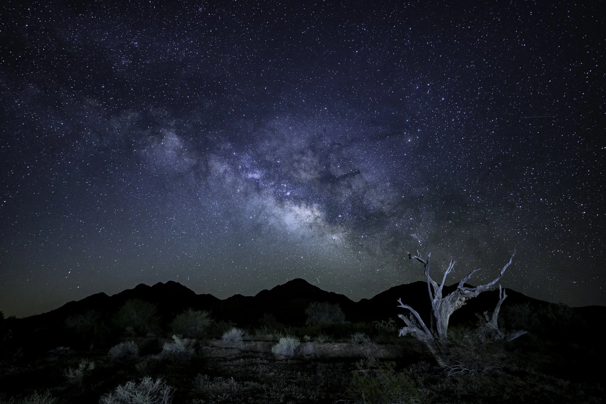 Milky Way over Arizona's Aztec Mountains