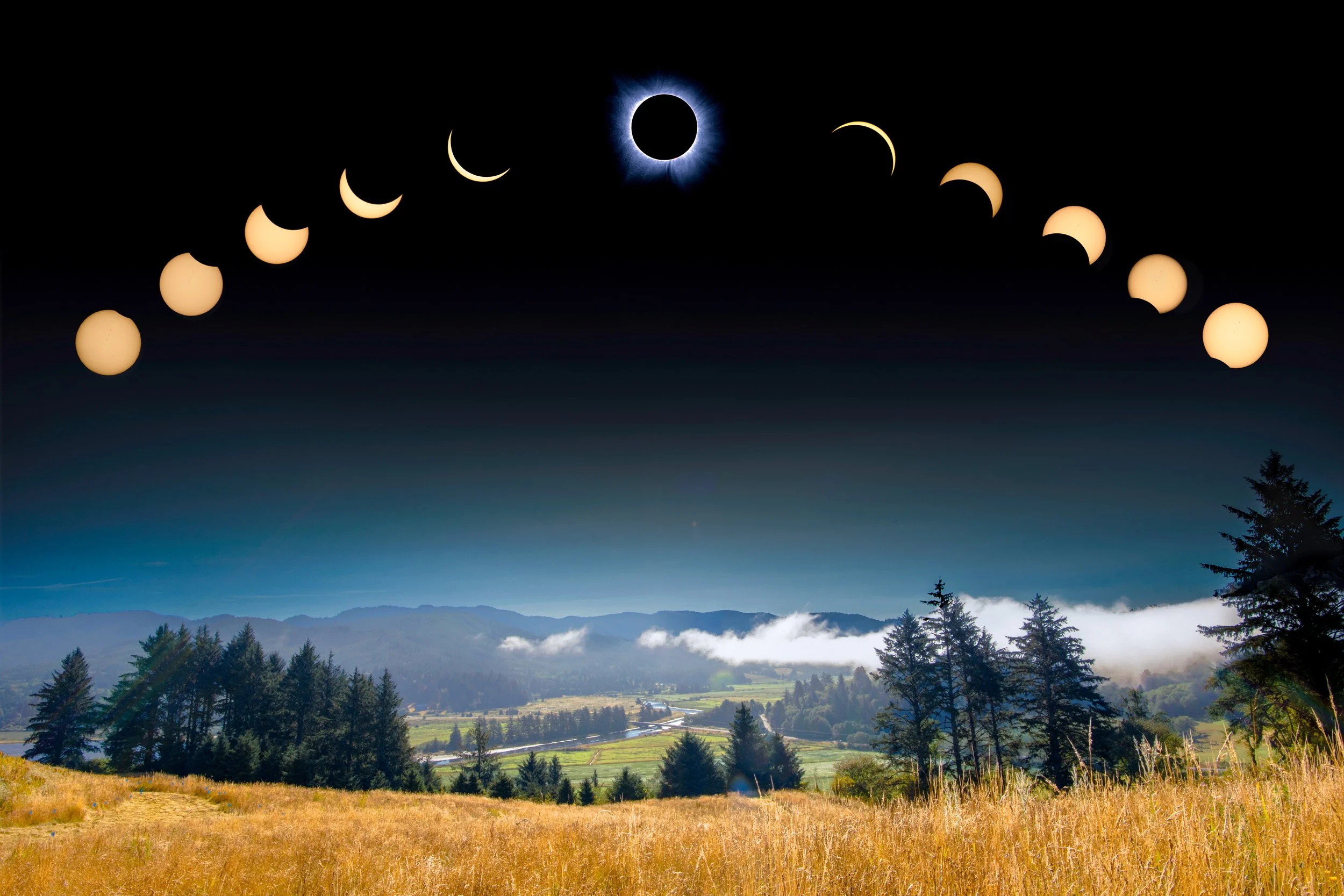 Solar Eclipse at Nestucca Bay NWR 2017