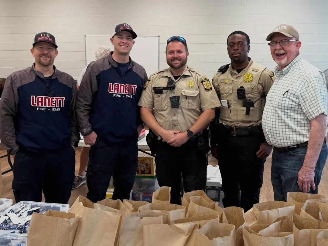 We were proud to serve a lunch to local first responders in Valley, AL. We are grateful to Senator Price for serving as our wonderful host and helping bring this gathering to life.

Beyond the fantastic food and sense of community, our main goal was 