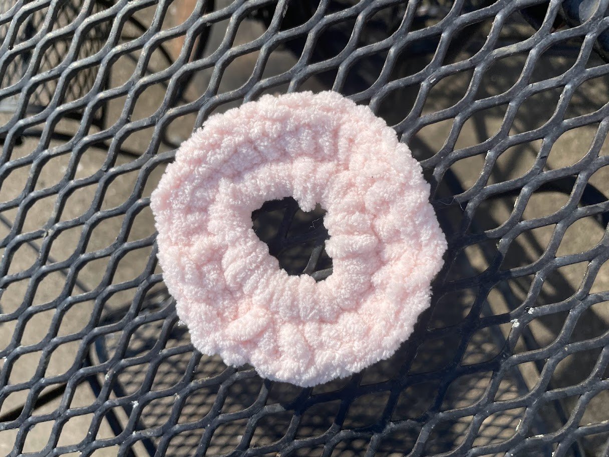 pink scrunchie