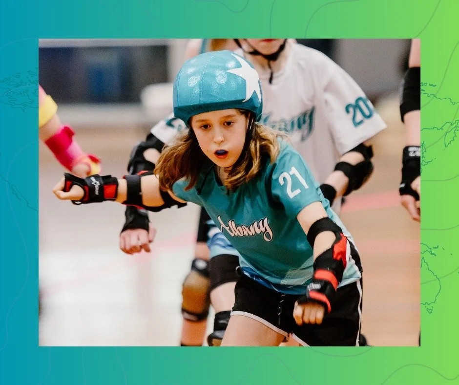 What is Junior Roller Derby? 

Junior roller derby is a fun, safe way for young people to play the sport. Catch our amazing Junior team - The Riptides - in action on October 18 at 
ROLLER DERBY - Albany Vs The World 

It comes in three levels:
Level 
