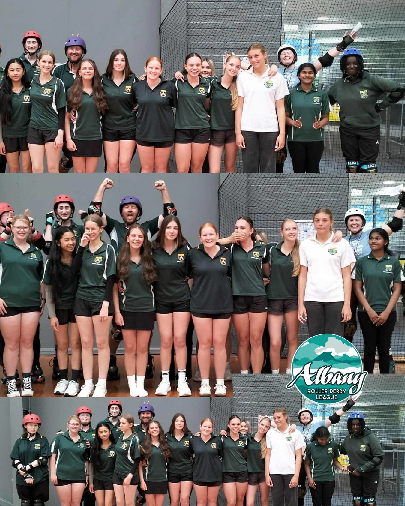What an awesome crew to have skating with us! Could we be looking at the next crop of Junior Roller Derby legends? 💥 🛼🤘🏽
These skaters wrapped up their sessions today at ALAC with our incredible coaches, Stoney and Hard Kore. We had an amazing ti