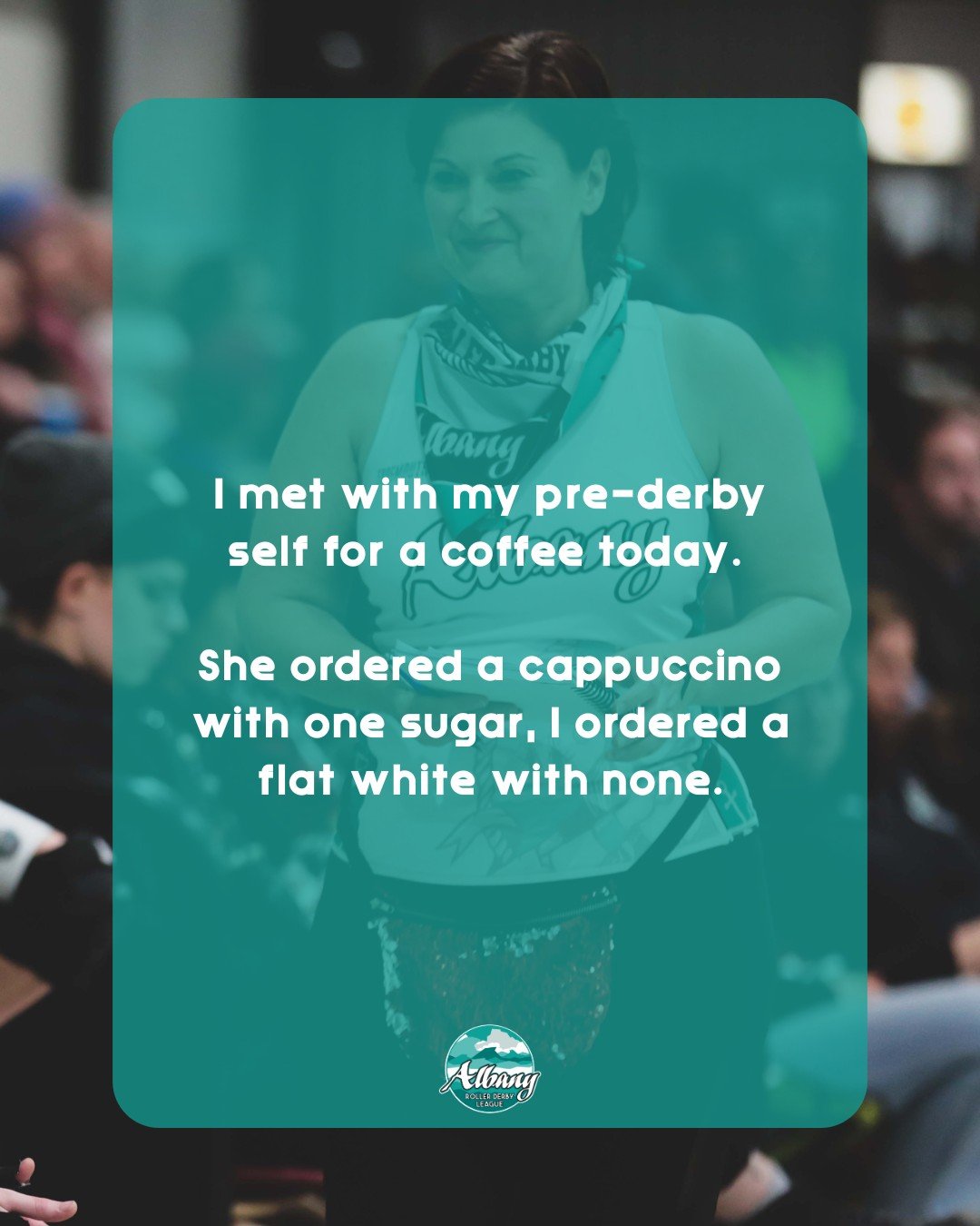 Our next &ldquo;coffee with my pre-derby self&rdquo; story is here! 

Another honest look at what it feels like to start something new, carry your fears with you, and still show up anyway. These moments remind us that derby isn&rsquo;t just a sport; 