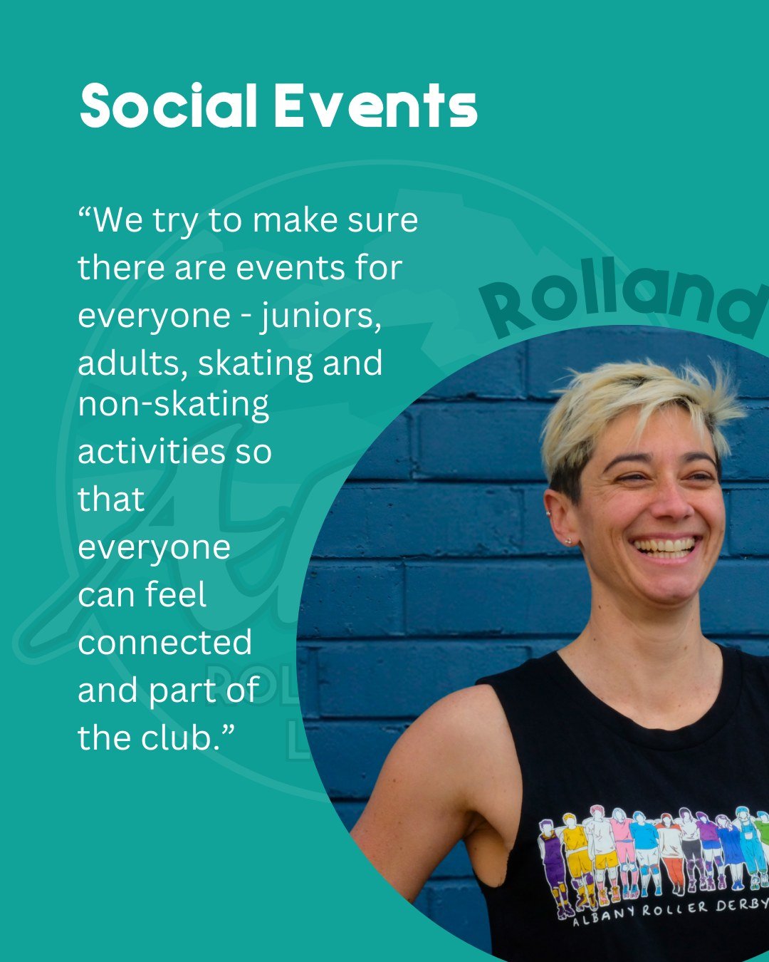 💛 GETTING TO KNOW ARDL - SOCIAL EVENTS 💛

We&rsquo;re continuing our series by spotlighting one of the roles that keeps our community connected off the track &mdash; Social Events.

For the past 2 years, Rolland has been the Socials Coordinator for