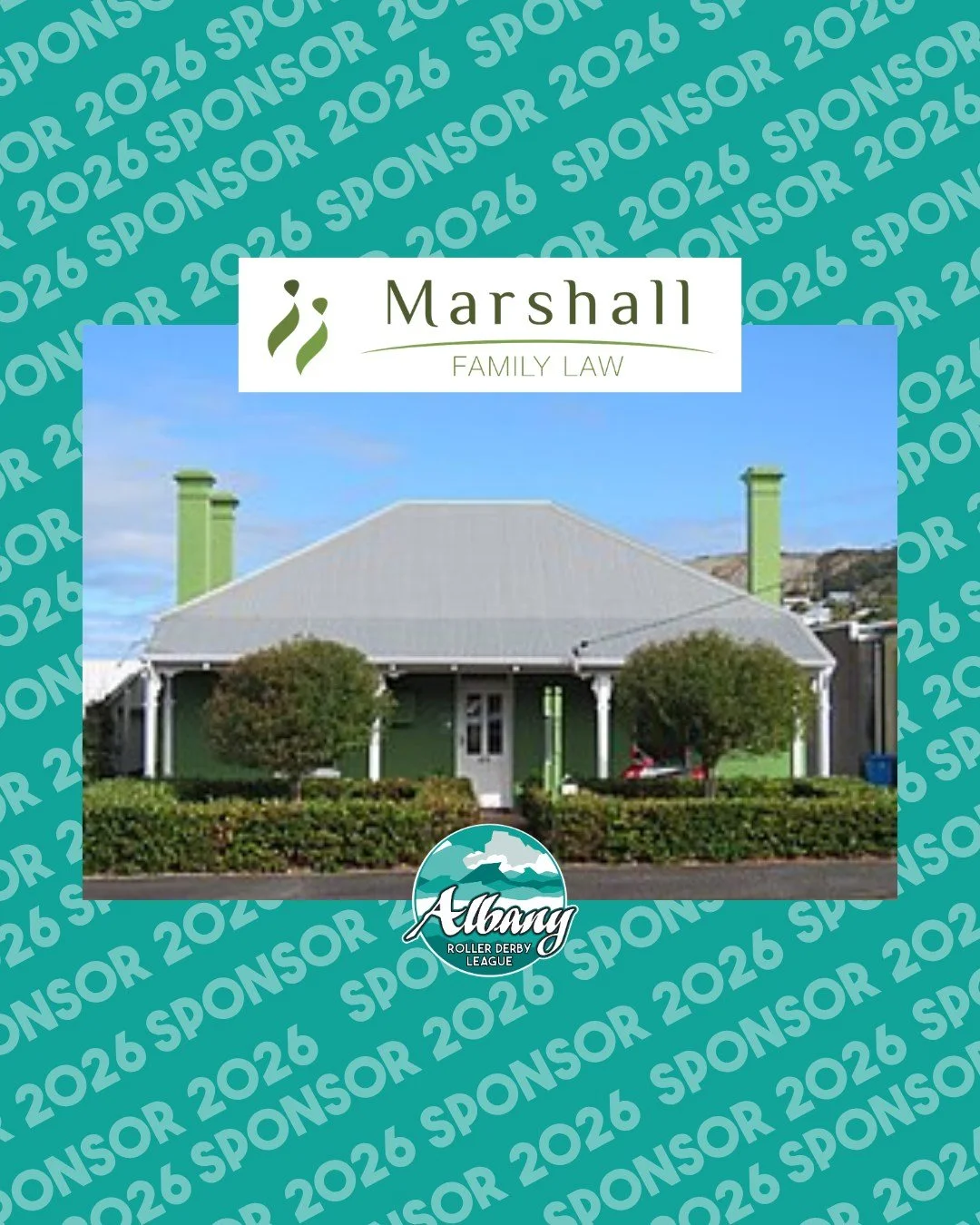 We&rsquo;re proud to have Marshall Family Law supporting Albany Roller Derby in 2026 ⚖️

Established in 2003, Marshall Family Law is a specialised Albany legal practice offering support in Family Law, Wills and Deceased Estates.

Their support helps 