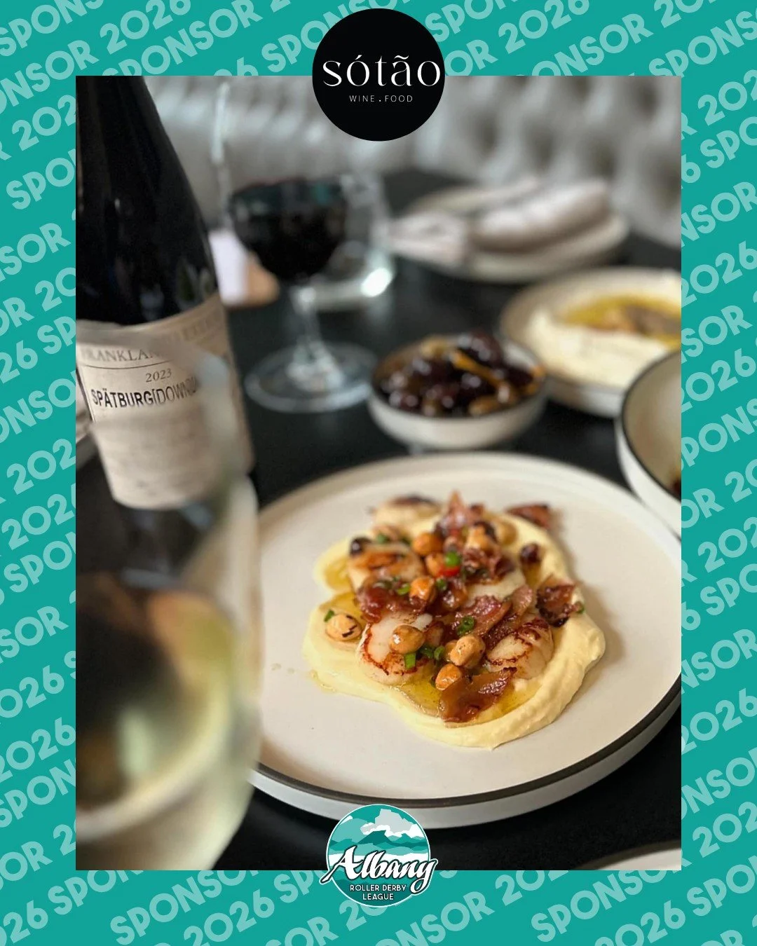 Big love to S&oacute;t&atilde;o for supporting Albany Roller Derby in 2026 🍸✨

Right in the heart of Albany, @sotao_bar_albany  is a local favourite with a focus on seasonality, local produce and quality ingredients - aka all the good stuff.

We&rsq