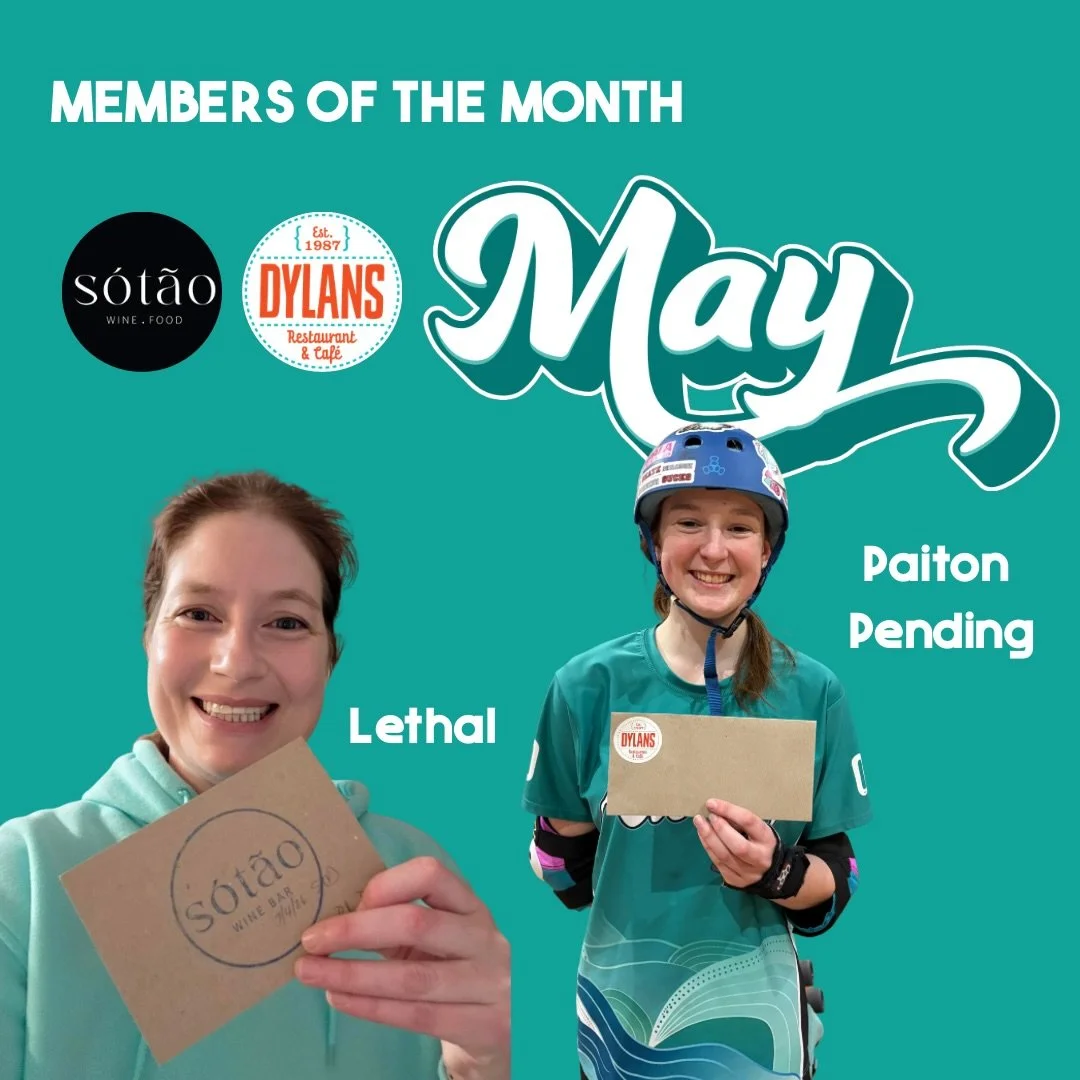 May Members of the Month: Paiton Pending and Lethal 

Nominated for Creating Safe Spaces, Paiton has an incredible gift for making others feel safe, welcome and supported - a skill that strengthens our club culture every single day. ARDL is genuinely