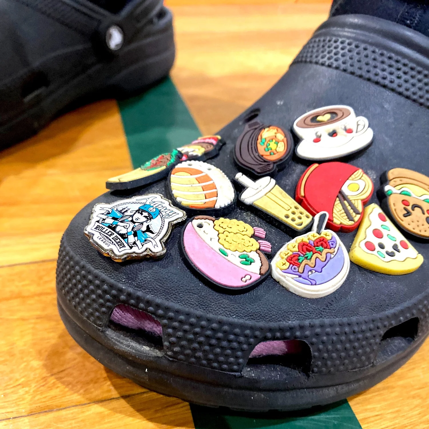 Croc Charms Positive Vibes — Albany Roller Derby League