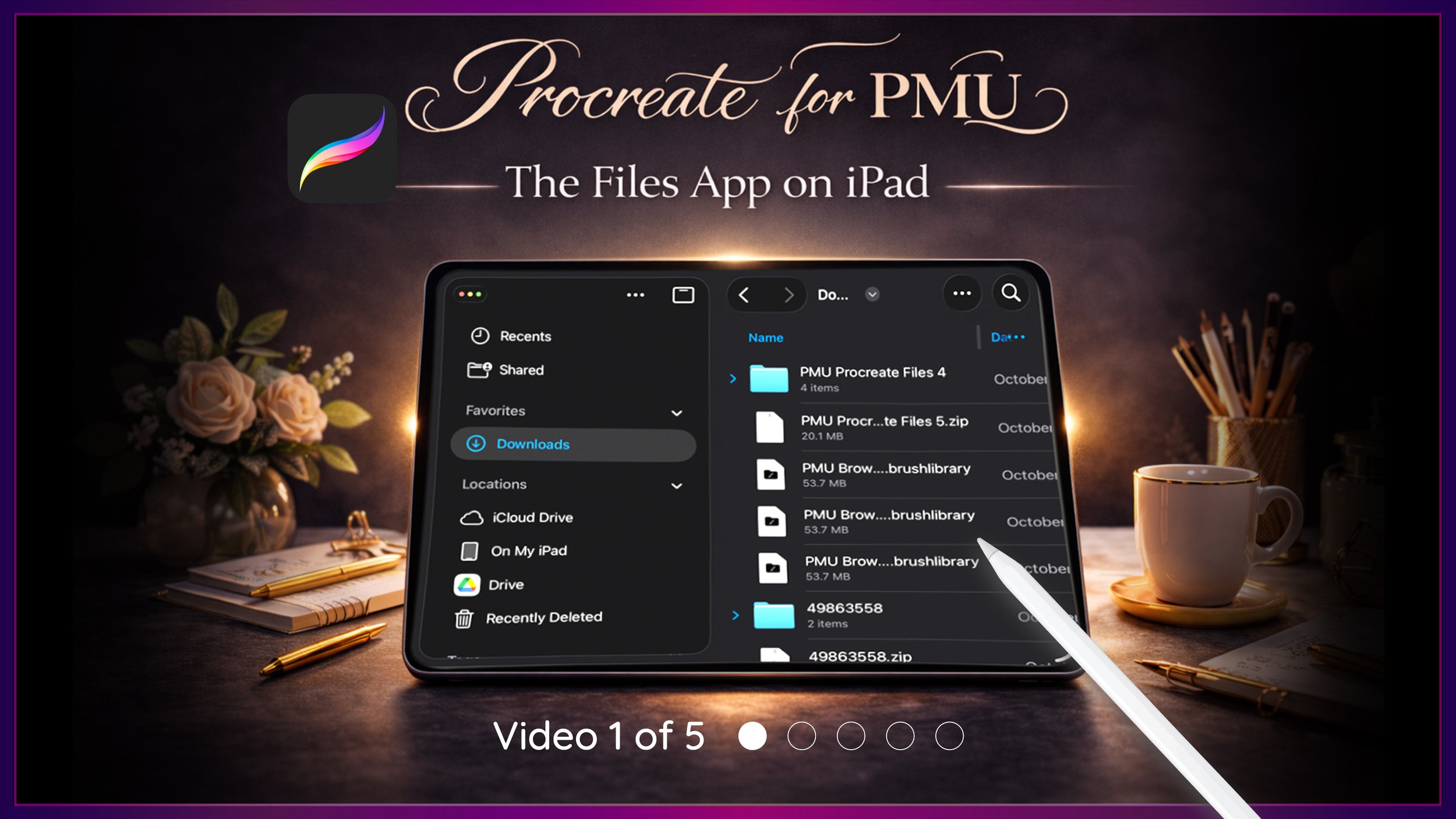 Files App Setup for PMU Practice
