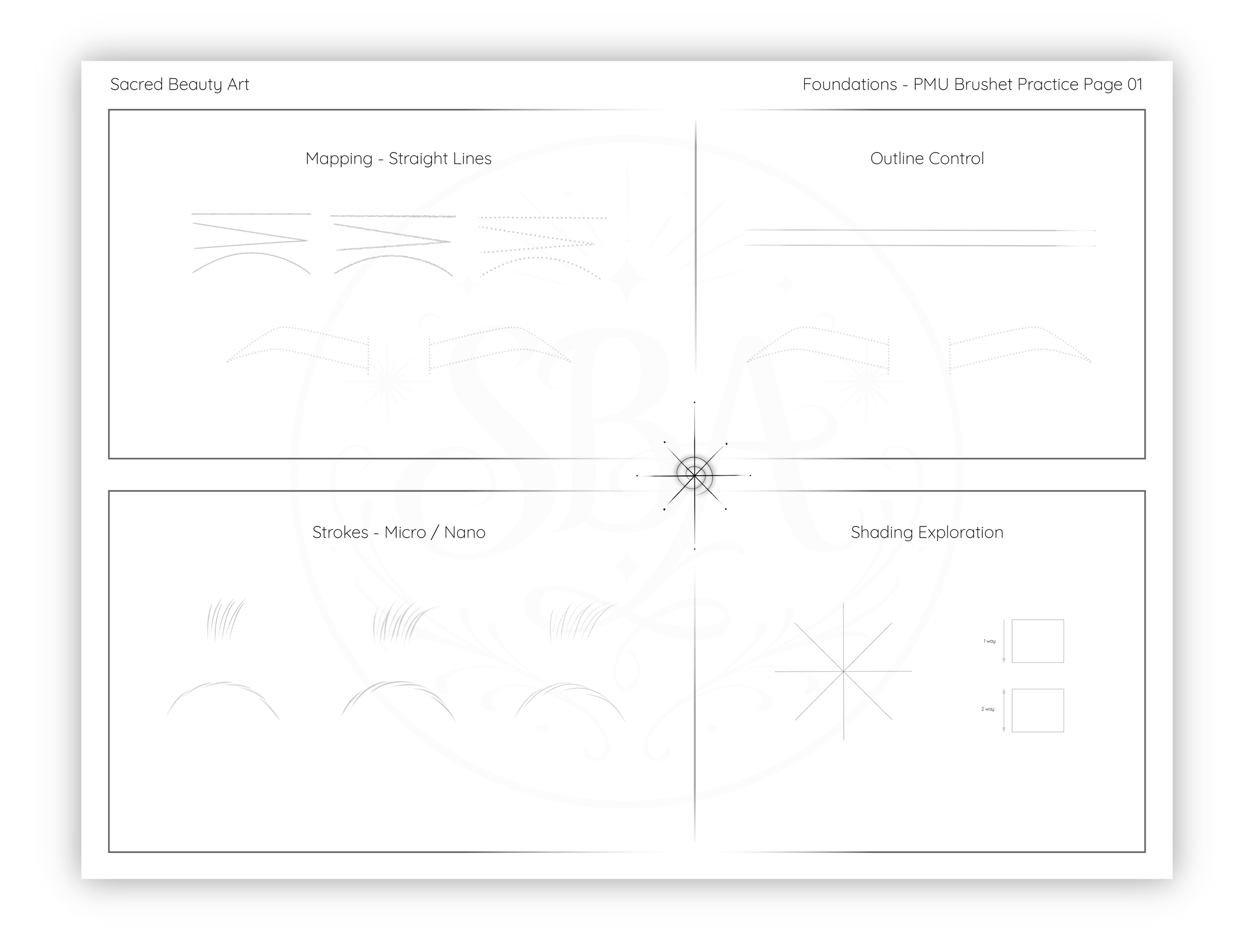 How to Practice PMU Strokes in Procreate (Digital Training Guide ...