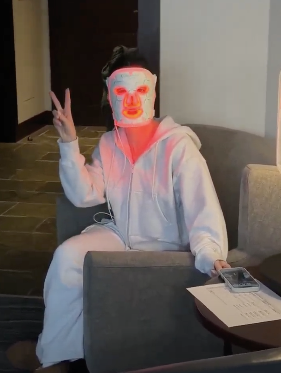 LED FACE MASKS: An Interview with a Past Bride