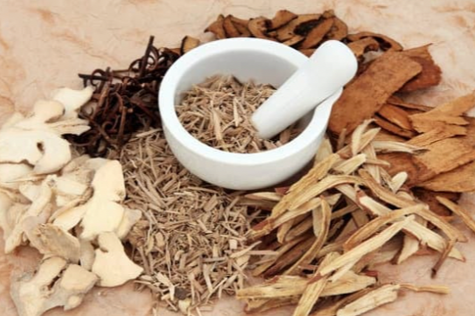 Traditional Chinese medicine herbs at Serenity Acupuncture & Wellness Coeur d'Alene