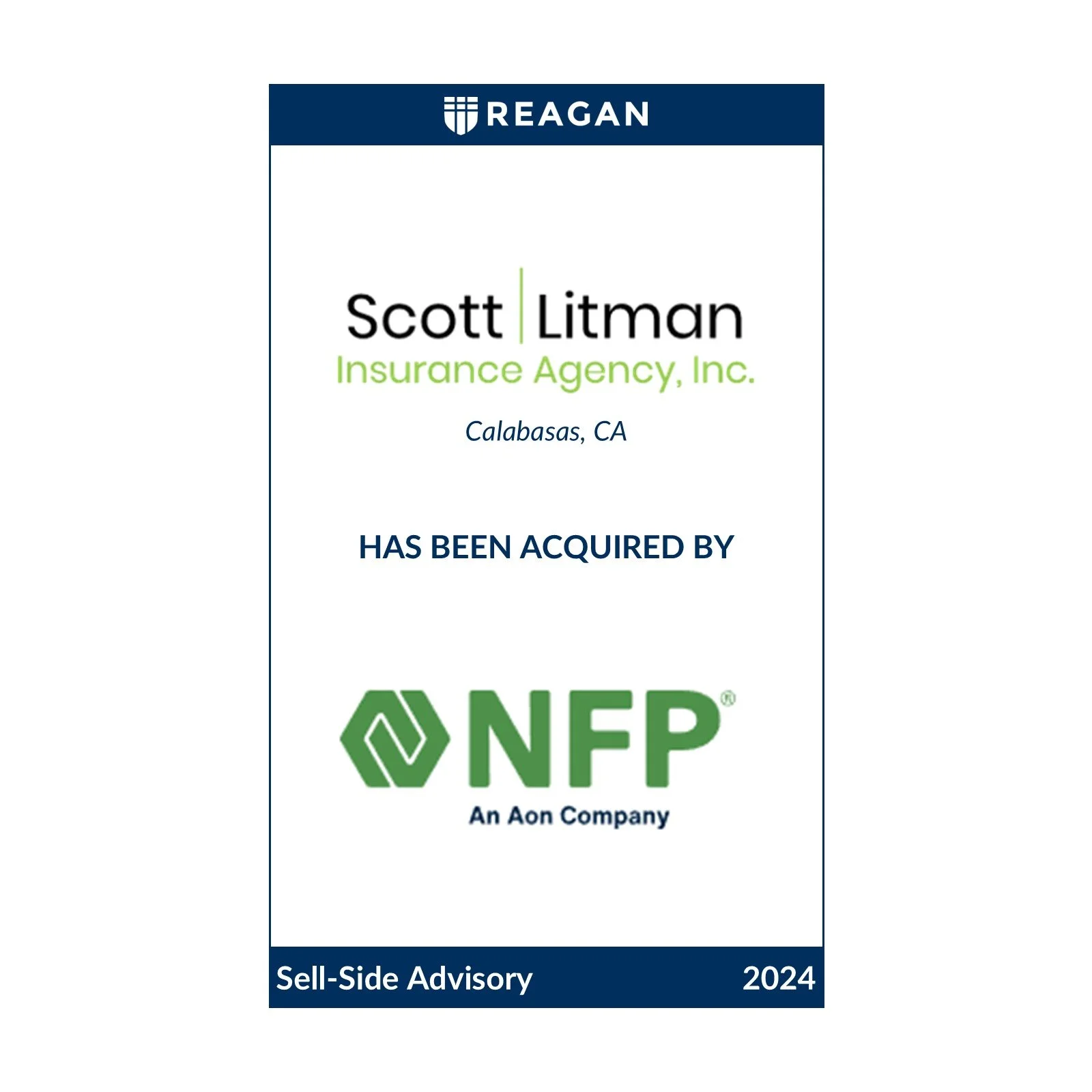 Scott Litman Insurance Agency Has Been Acquired by NFP, an Aon Company